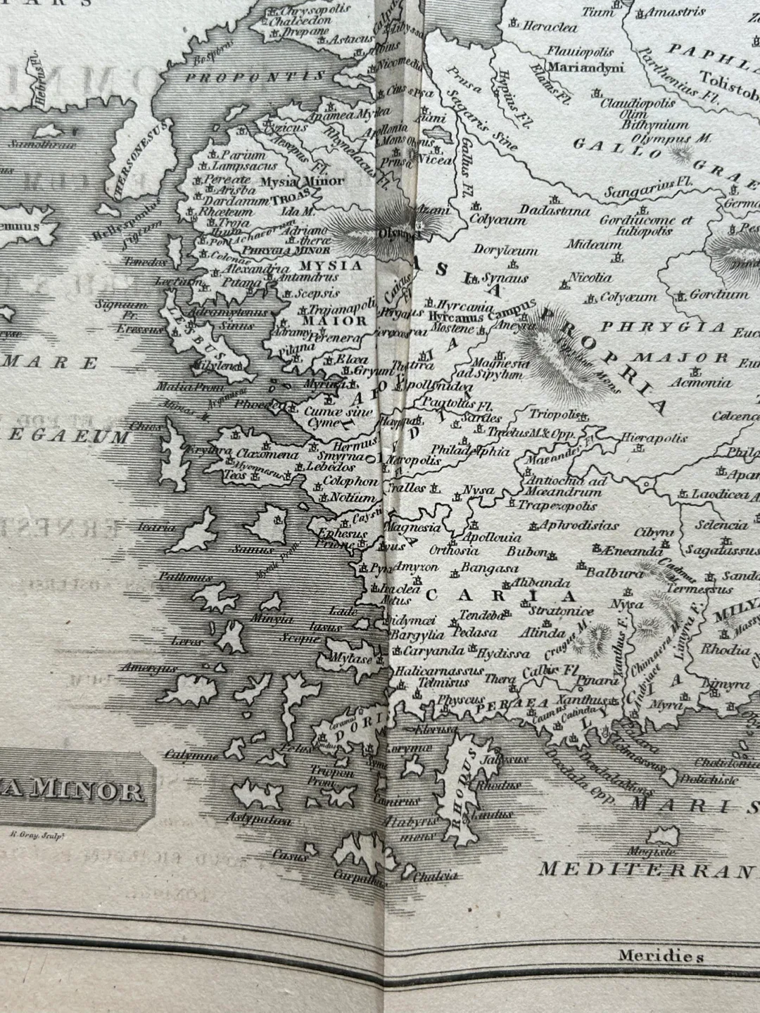 1800s antique map atlas Asia Minor art etching Turkey Greece image indicator(4)