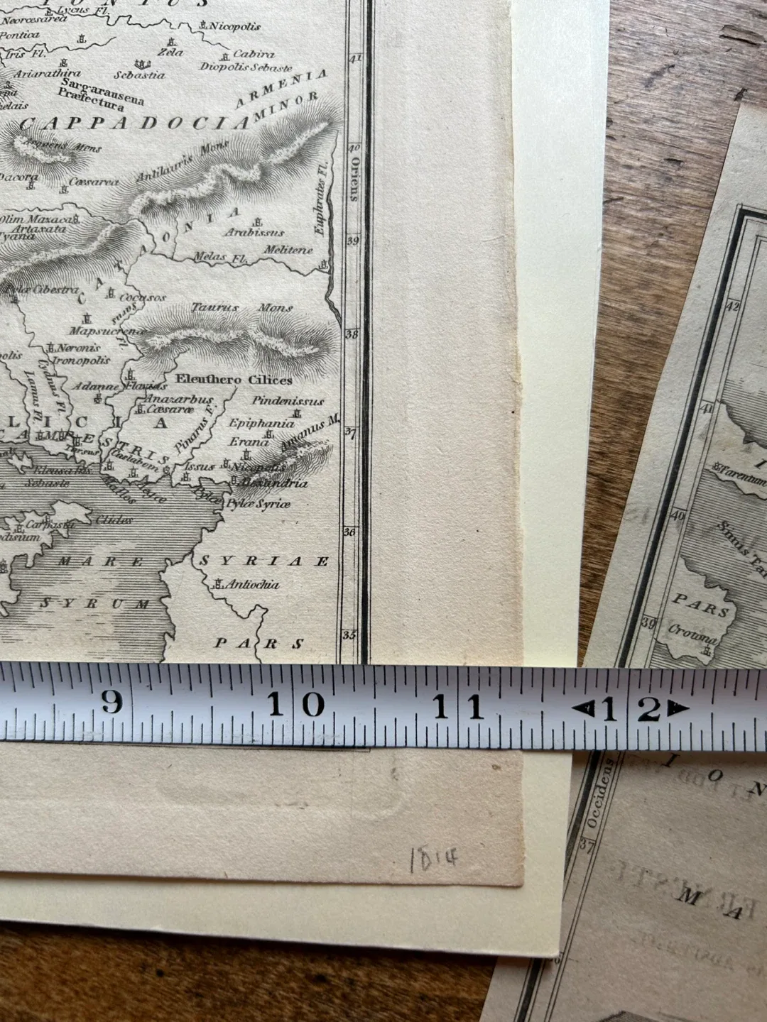 1800s antique map atlas Asia Minor art etching Turkey Greece image indicator(6)