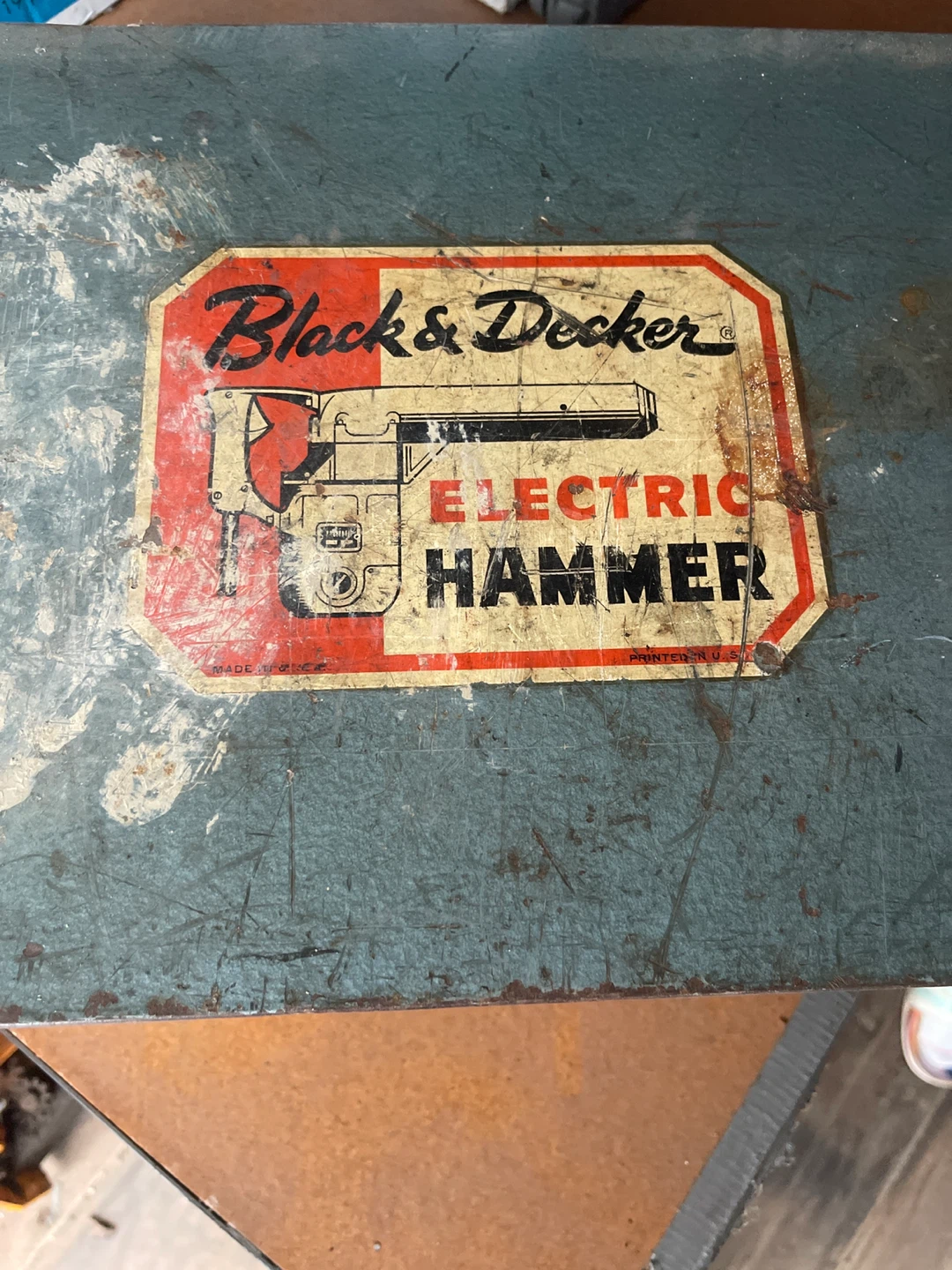 Black & Decker Electric Hammer in Metal Case