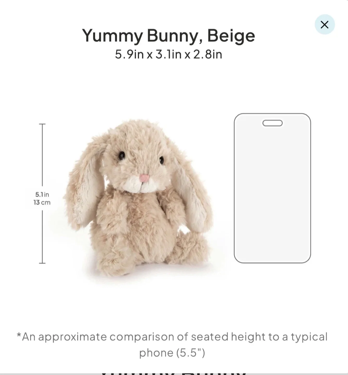 Jellycat Yummy Bunny image indicator(5)