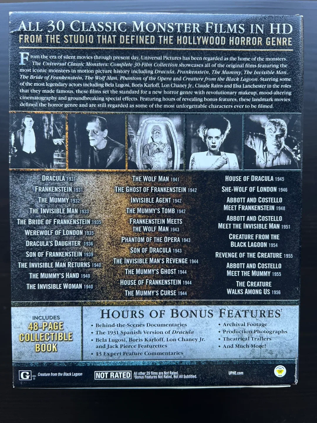 Universal Classic Monsters Blu-ray MOVING OUT SALE ✈️ image indicator(5)