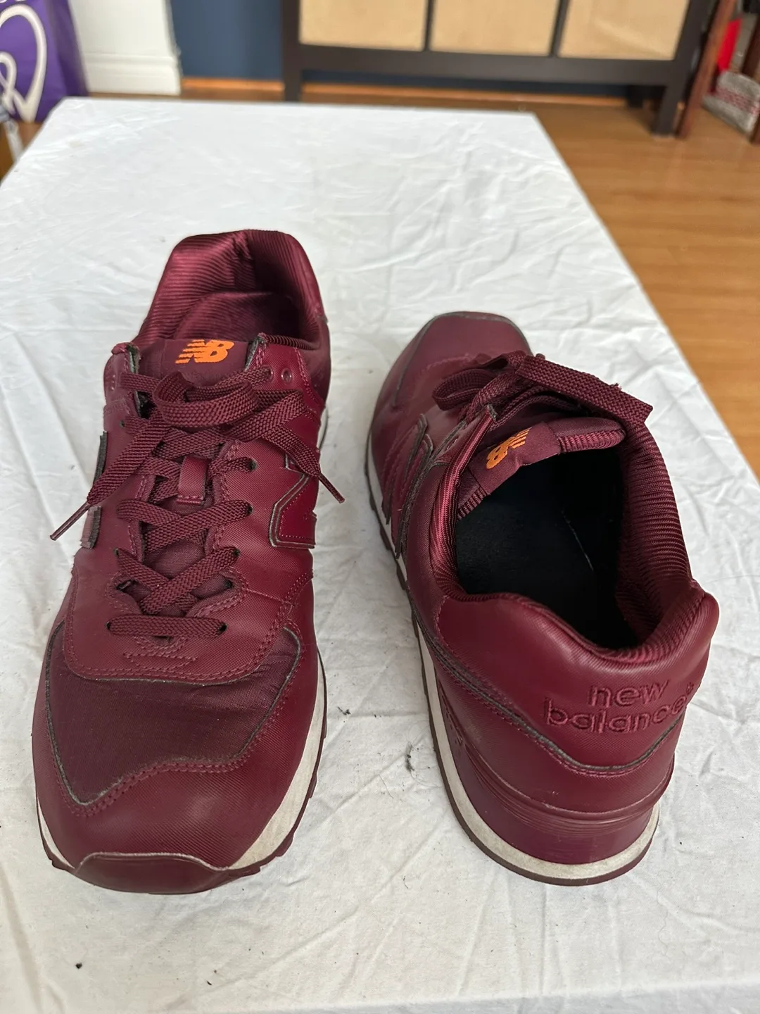 New Balance Burgundy Sneakers 12 thumbnail