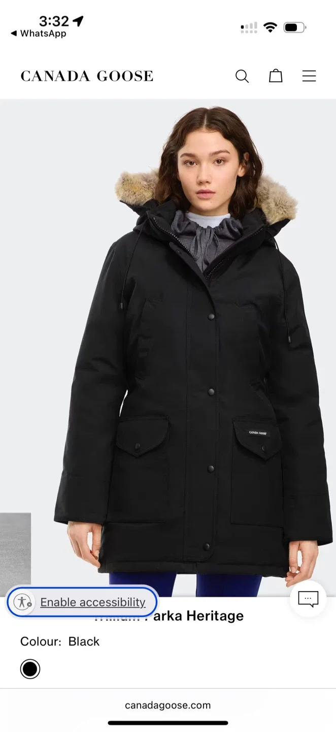 Canada Goose Trillium Parka Heritage - Black image indicator(4)