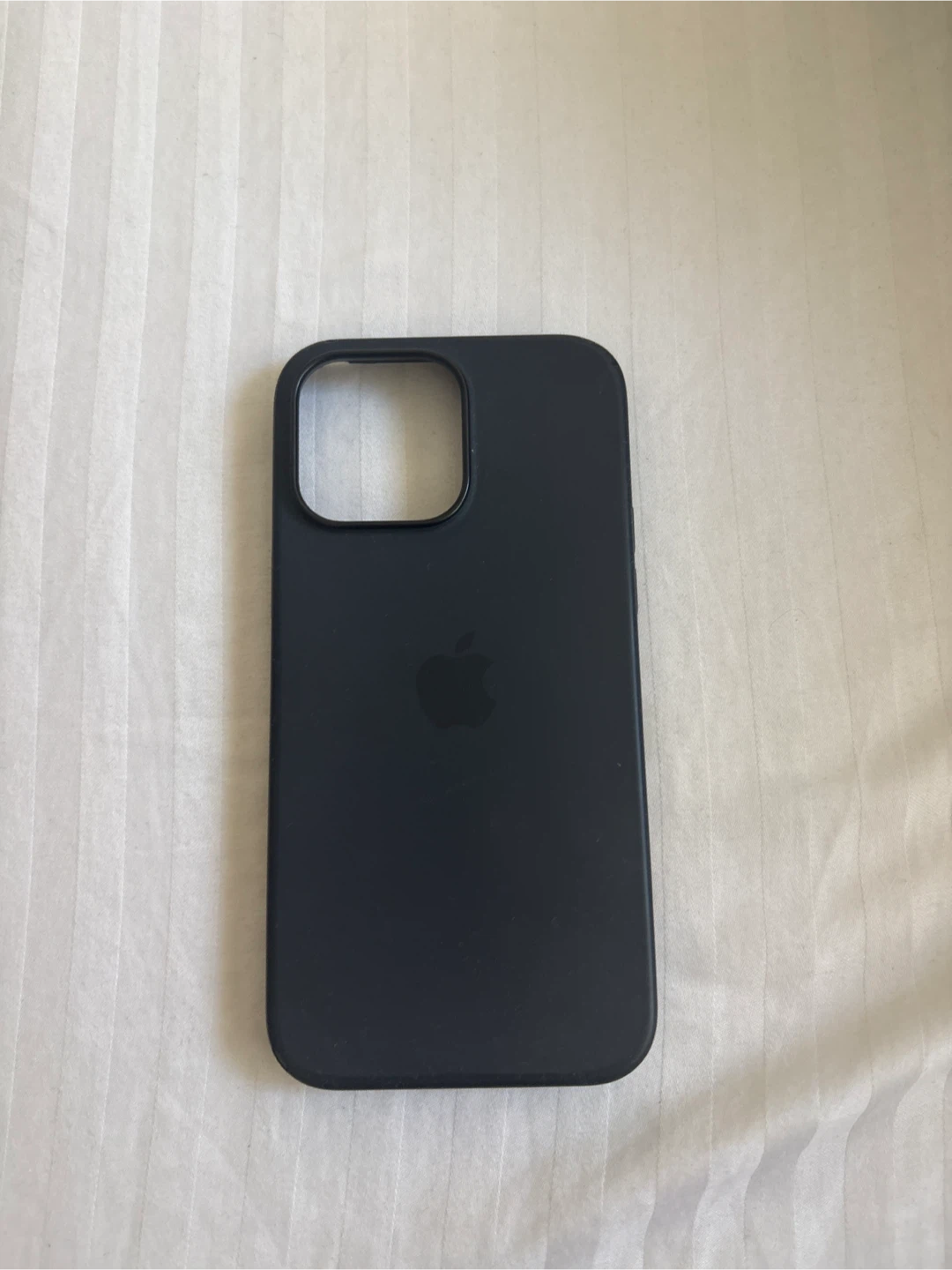Apple silicone iPhone 14 Pro Max  Case - Black