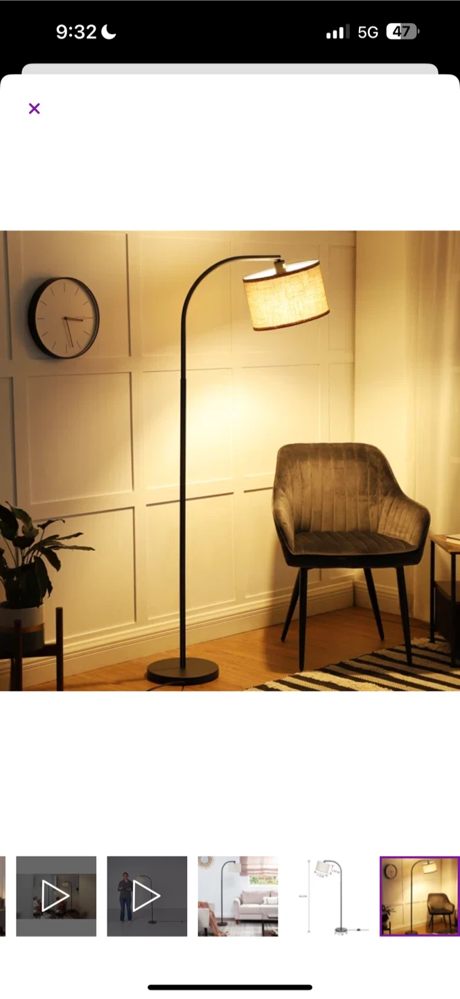 Modern Arched Floor Lamp - $65 OBO - photo 5