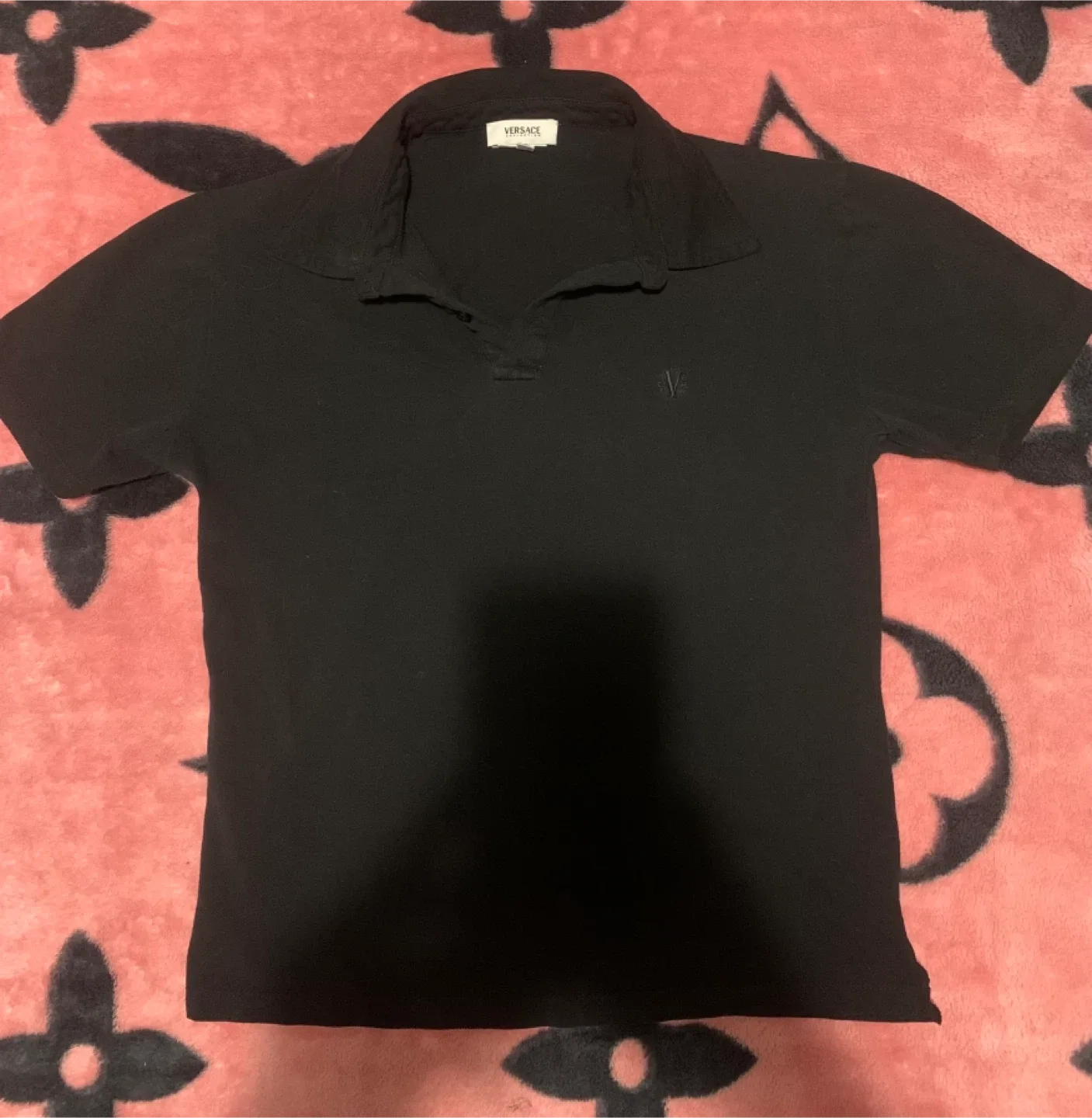 Versace Black Polo Shirt