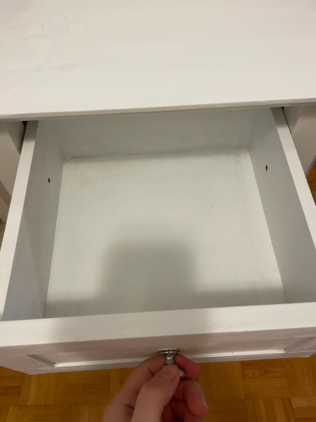 White Cabinet with Drawer - photo 5