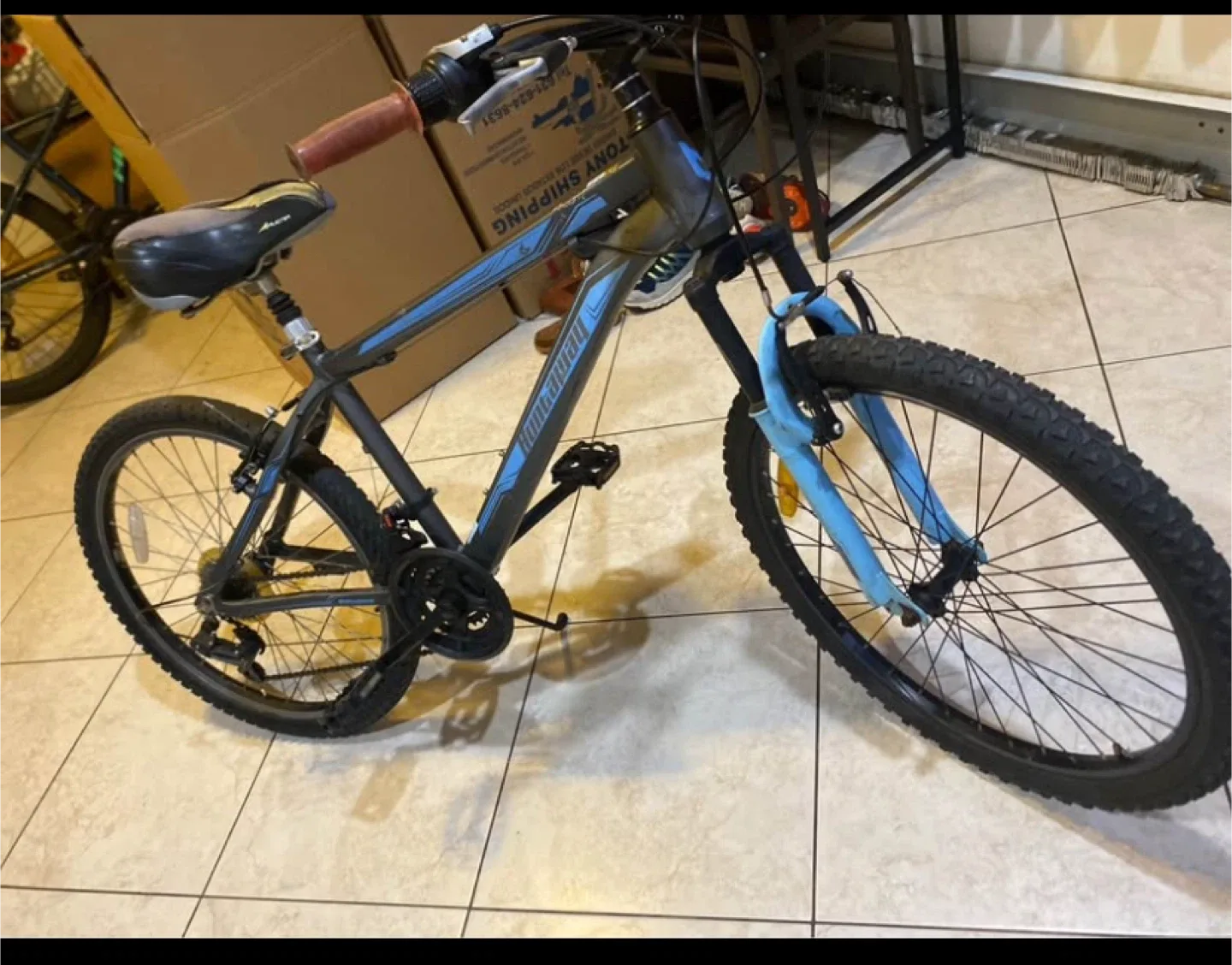 Huffy Hardtail Mountain Bike - Blue/Gray image indicator(3)