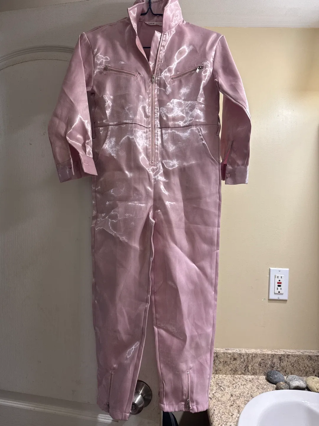Shein Pink Jumpsuit thumbnail