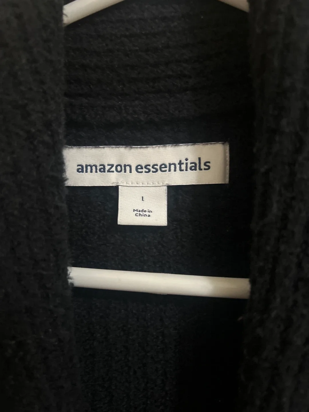 Black Shawl Collar Cardigan - L image indicator(2)