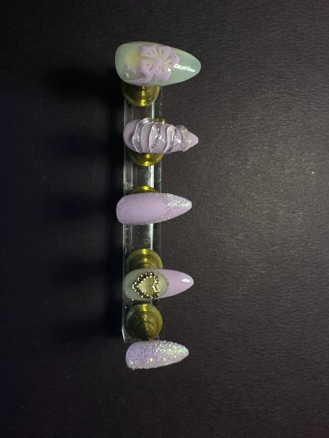 Custom Press-On Nails - Lilac - photo 2