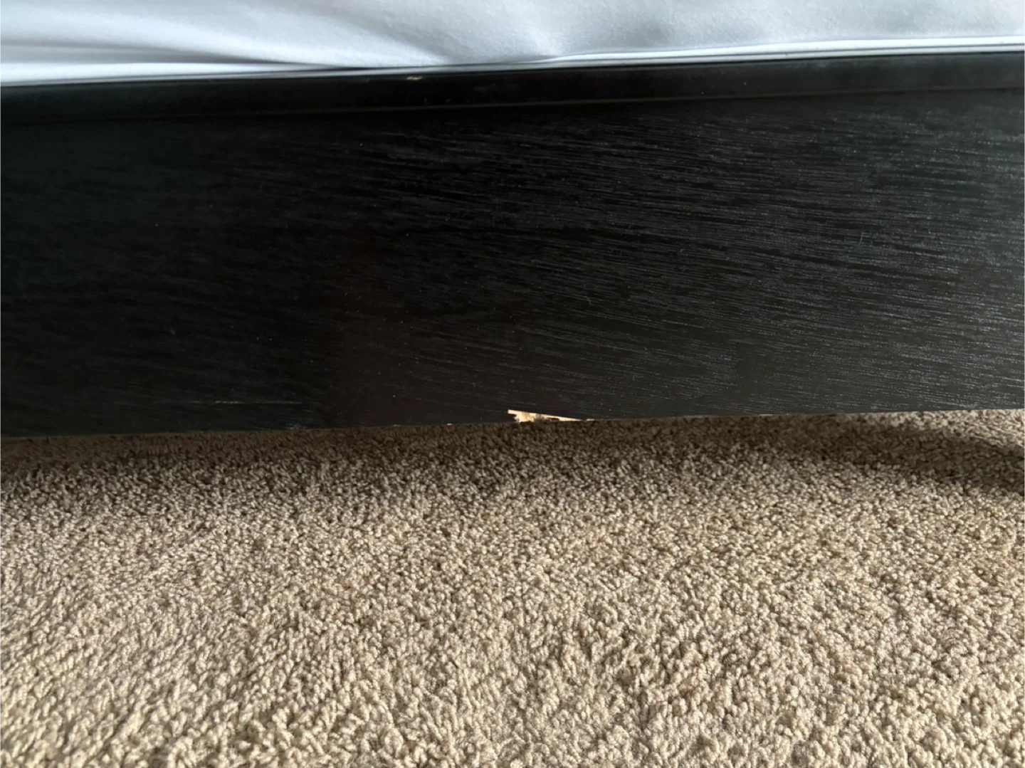 Black Wooden Bed Frame (King Size) - photo 5