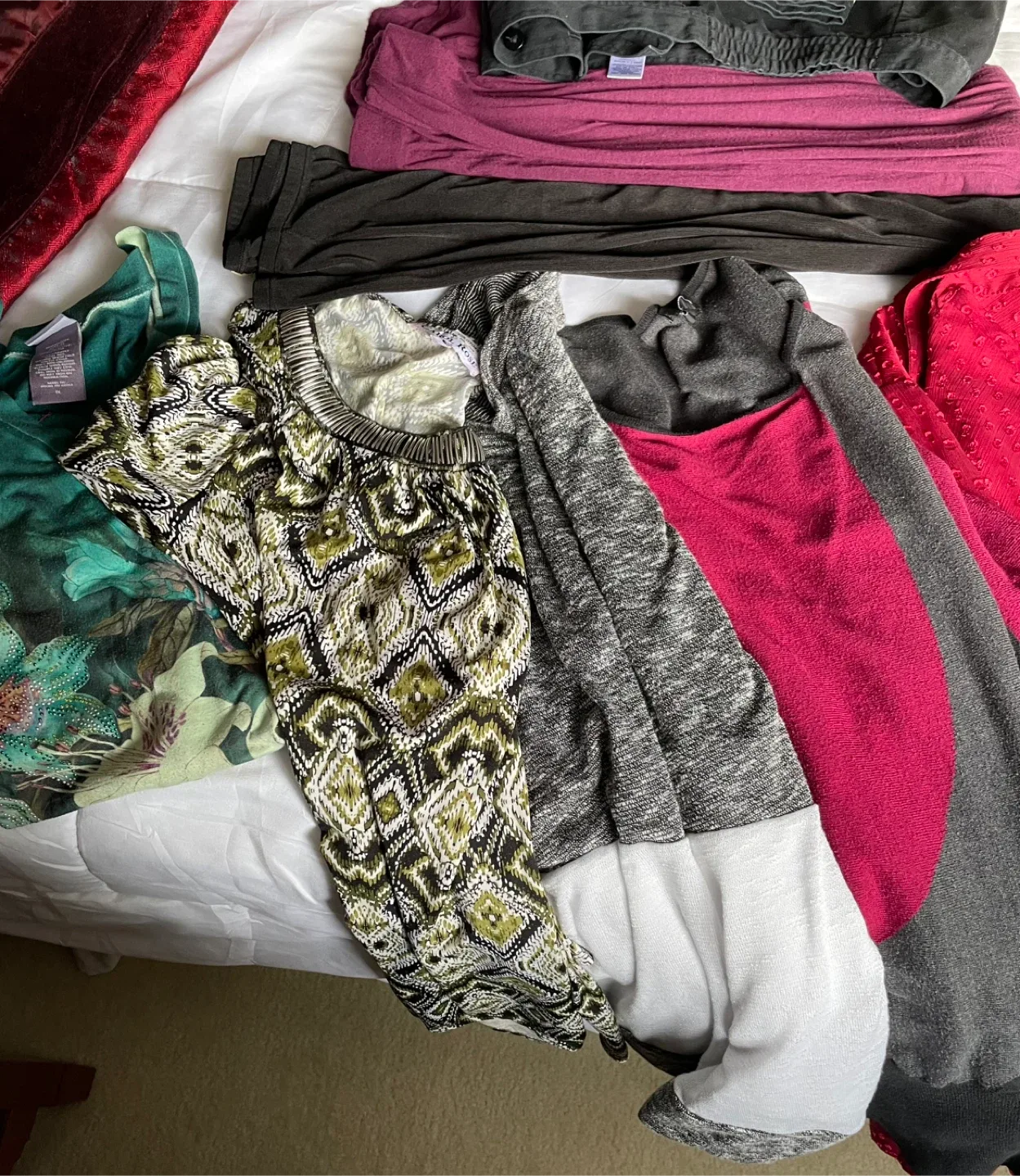 Huge clothing lot. All fit size 1X image indicator(2)