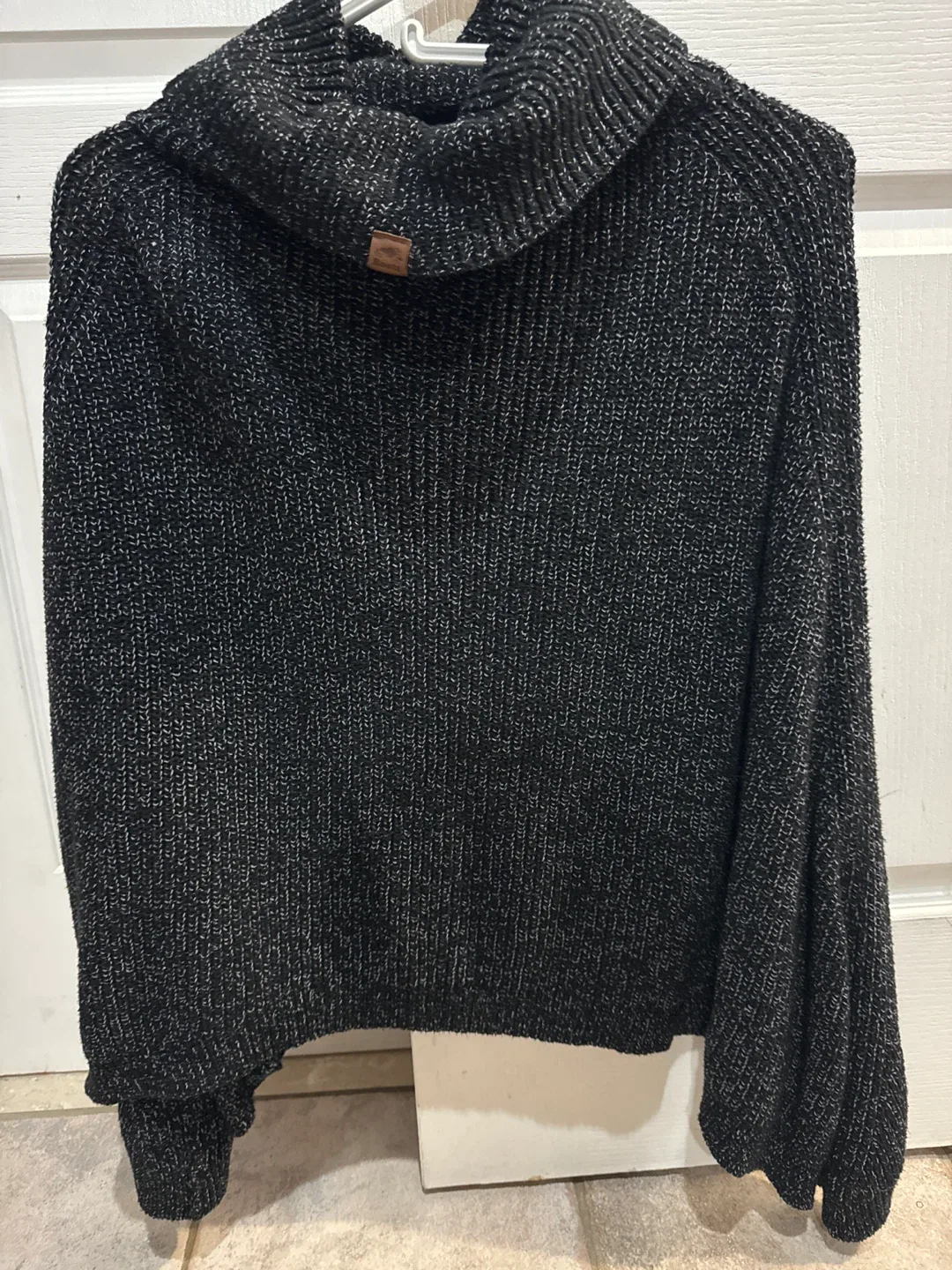 Bench Black Knit Cowl Neck Sweater thumbnail