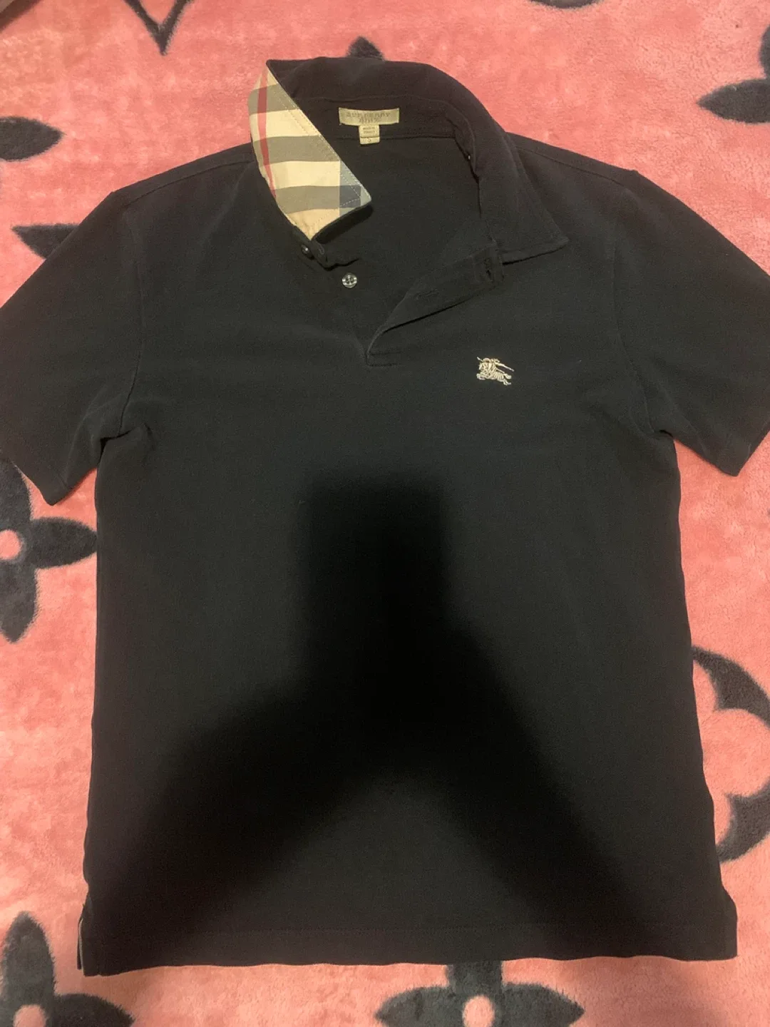 Burberry Black Polo Shirt