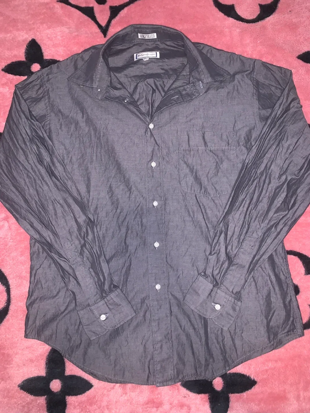 Yves Saint Laurent Long Sleeve Button Shirt