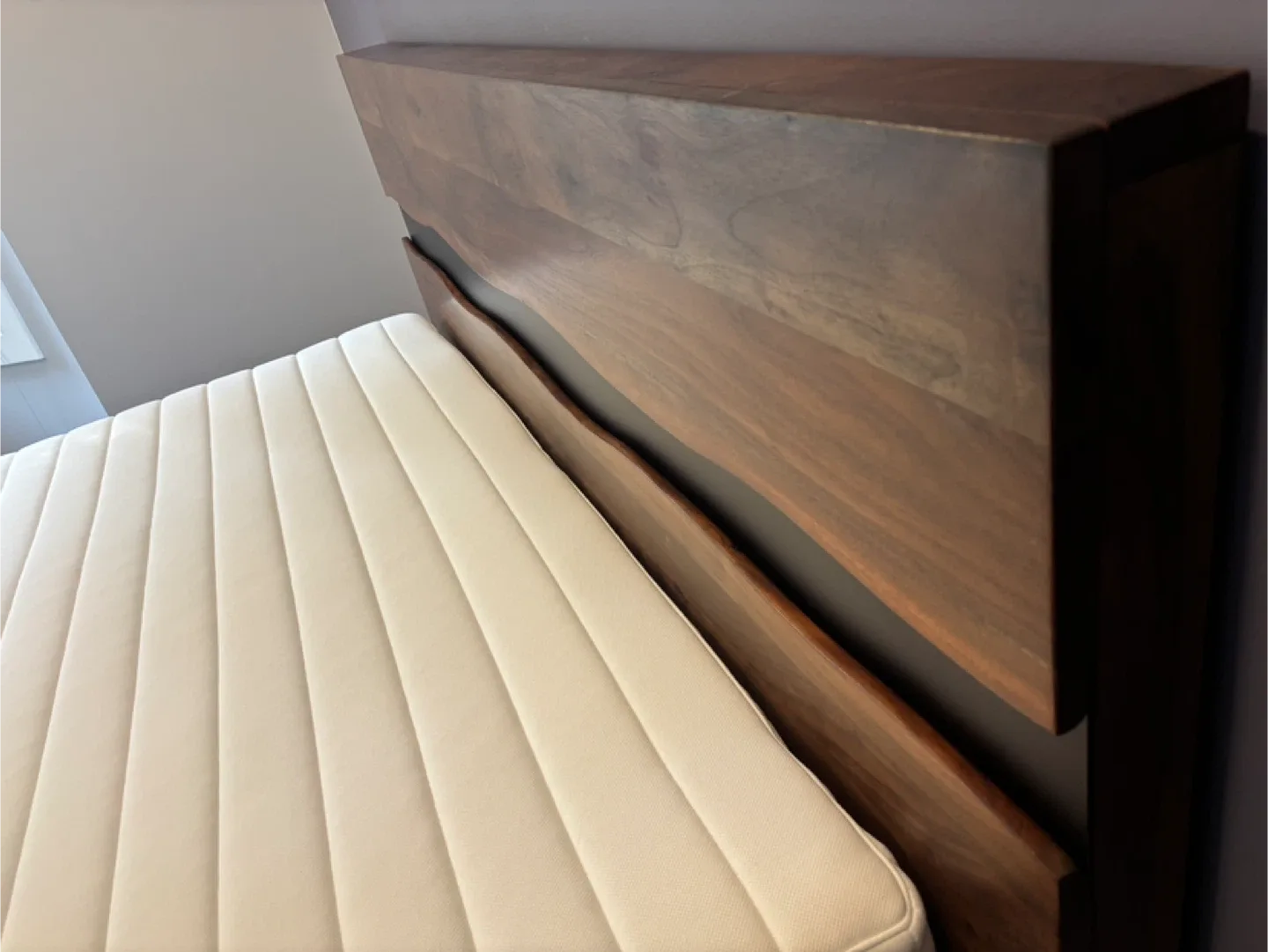 King Size Acacia Wood Bed Frame and Mattress image indicator(4)