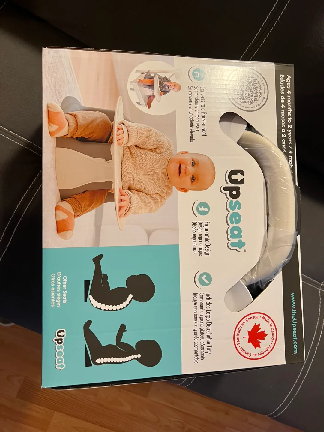 Upseat Ergonomic Baby Booster Seat with Tray thumbnail