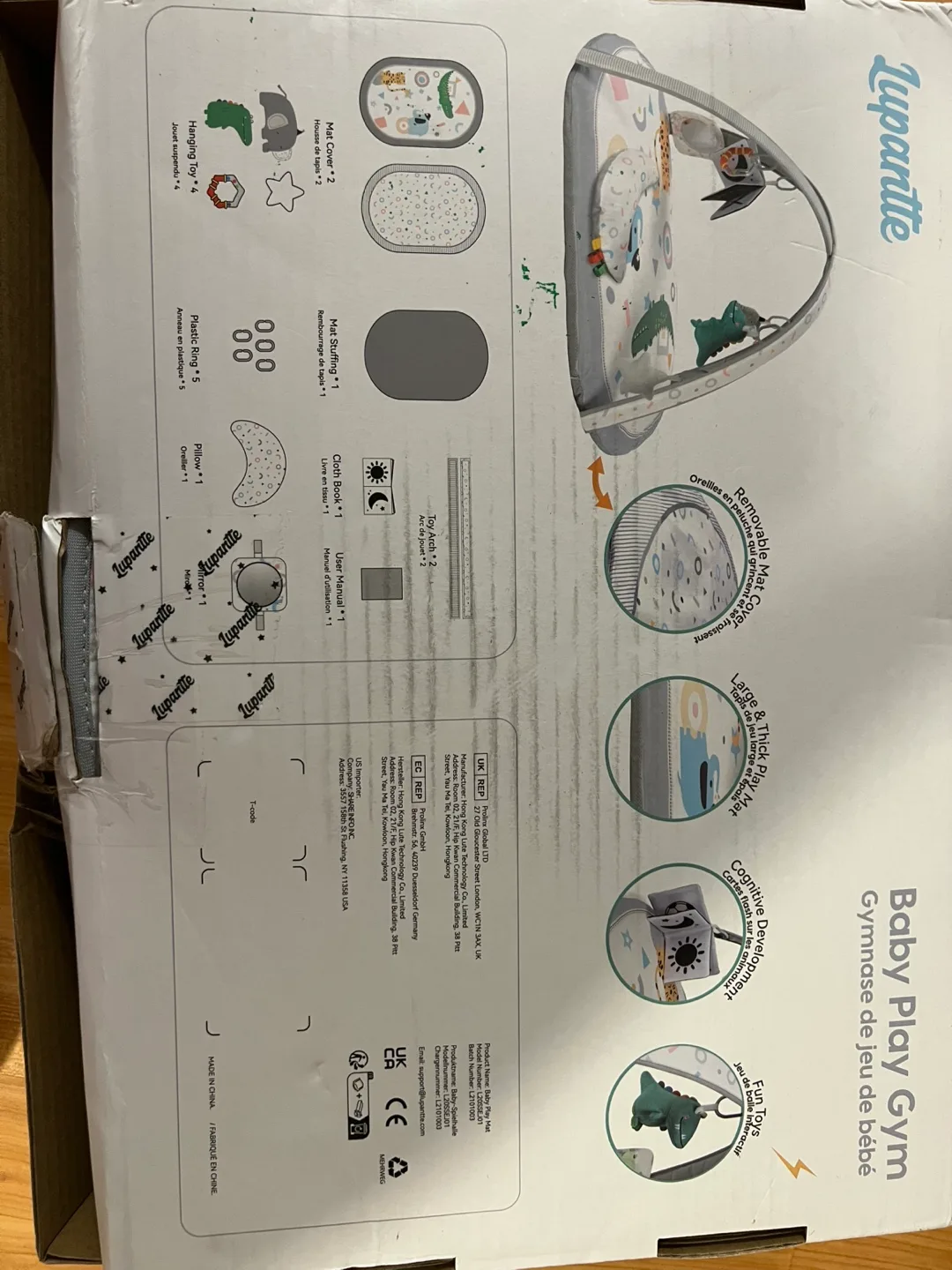 Lupantte Baby Play Gym - Excellent Condition! image indicator(2)