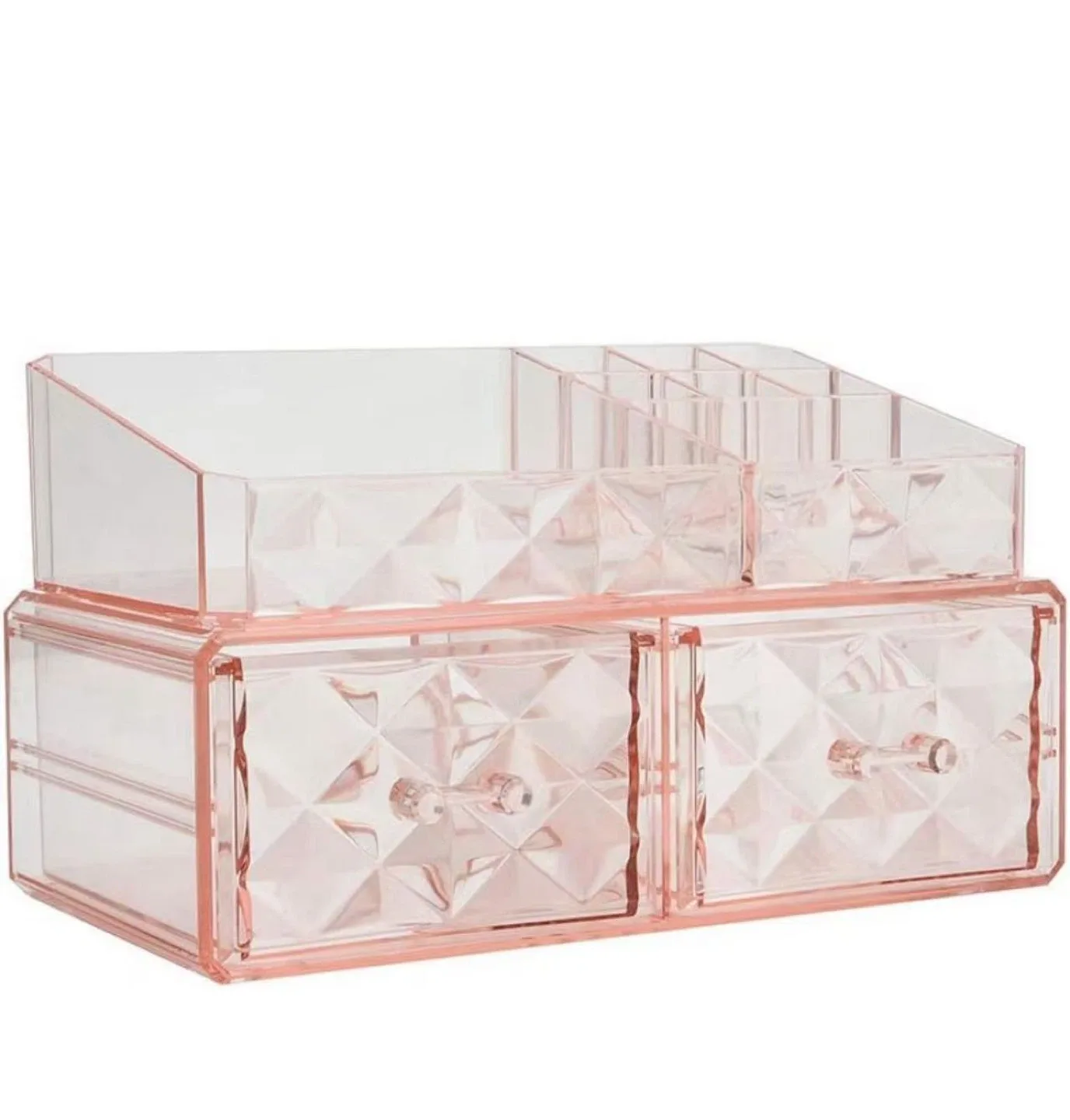 Pink Acrylic Makeup Organizer thumbnail