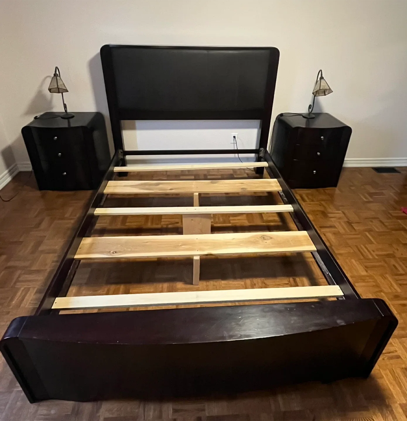 Bedroom Set - Bed Frame & Nightstands thumbnail