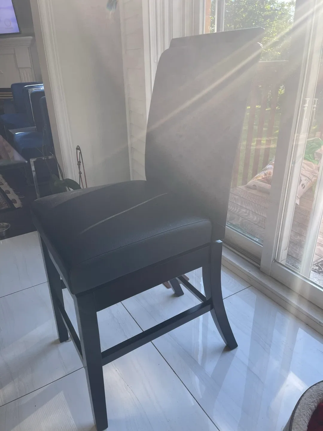 Glass Top Dining Table with 4 Chairs image indicator(5)