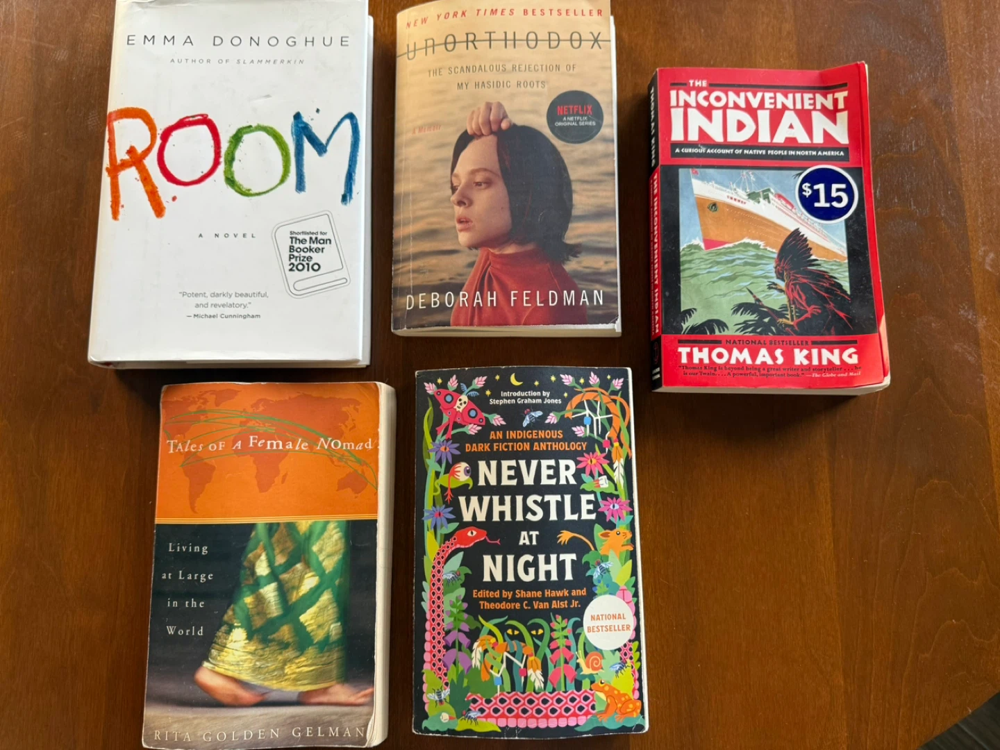 5 books