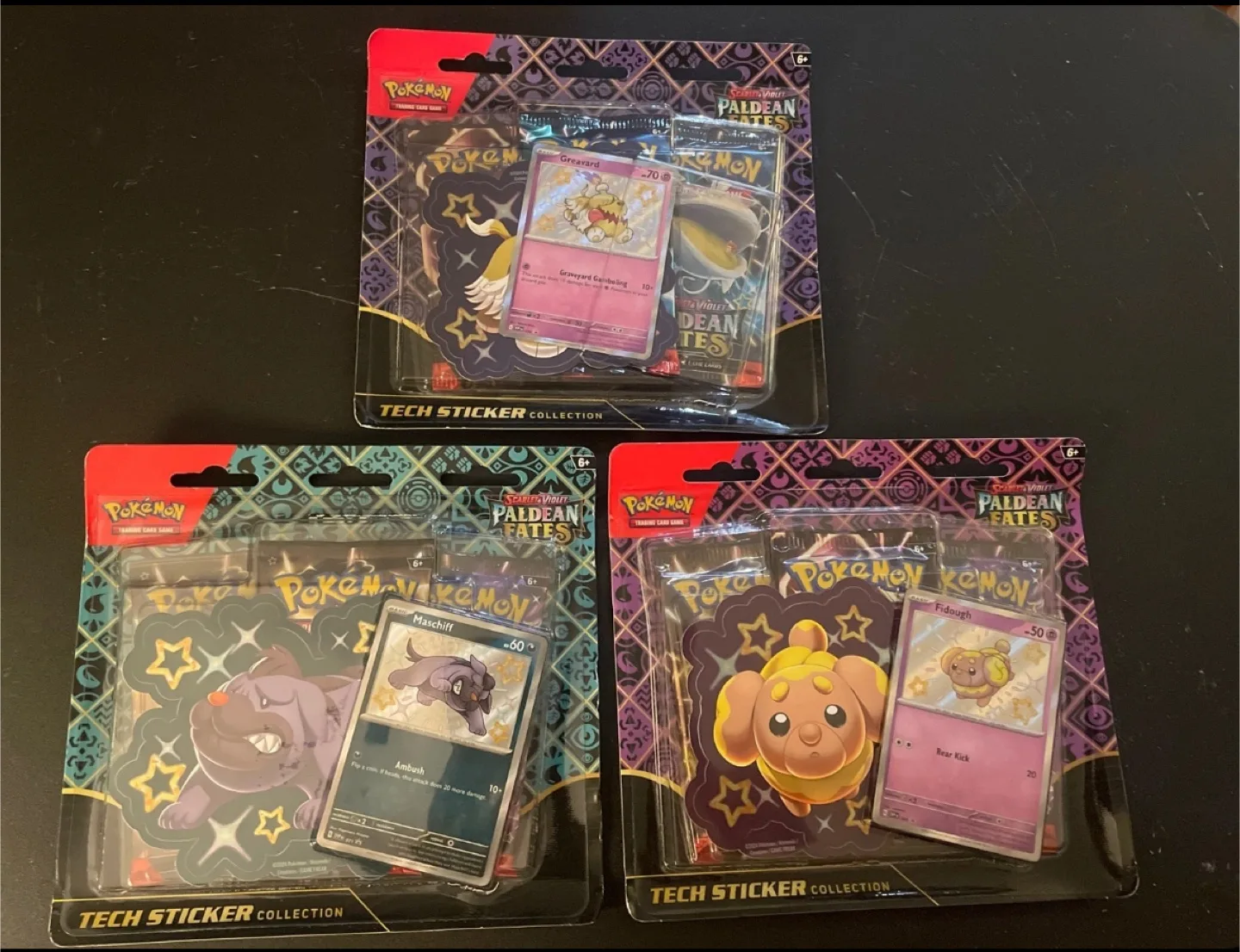 Pokémon Paldean Fates Tech Sticker Collection thumbnail