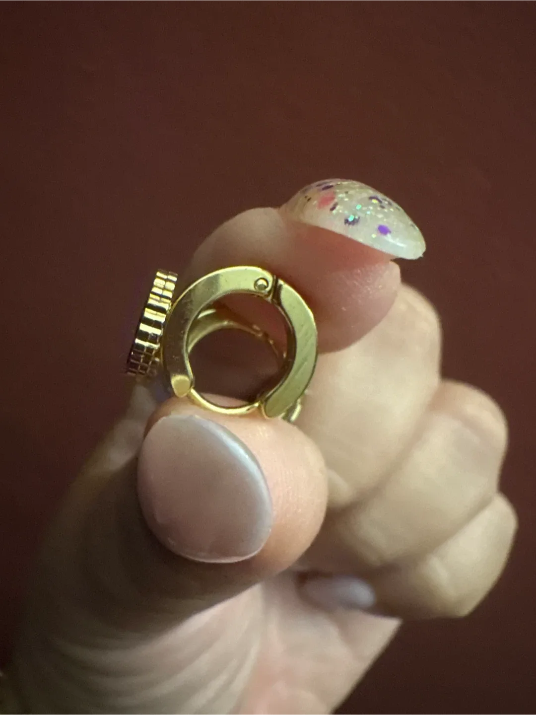 18K Gold SS Onyx Clover earrings New image indicator(6)