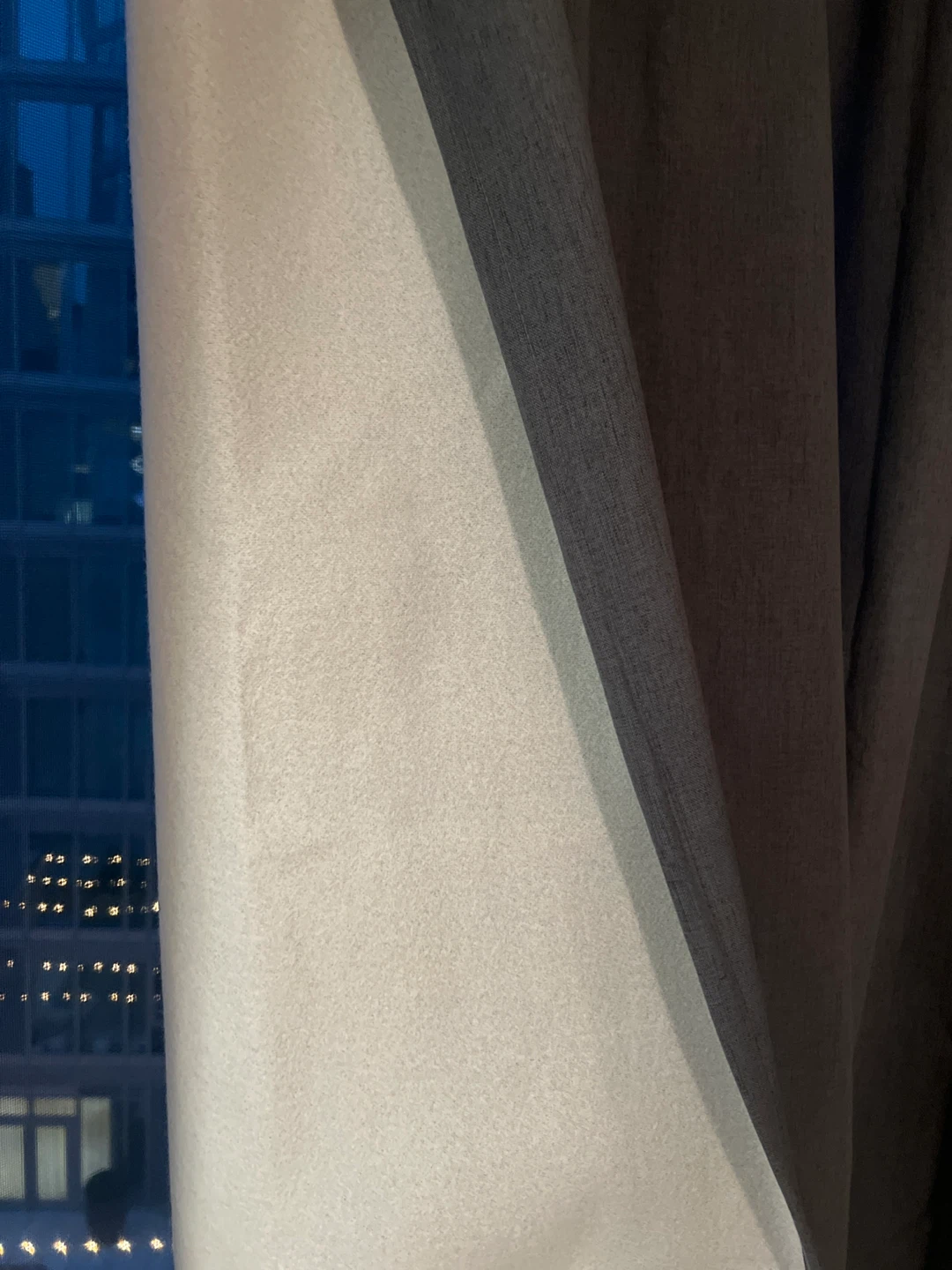 Dark Grey Blackout Curtain Panel x 4 - photo 2