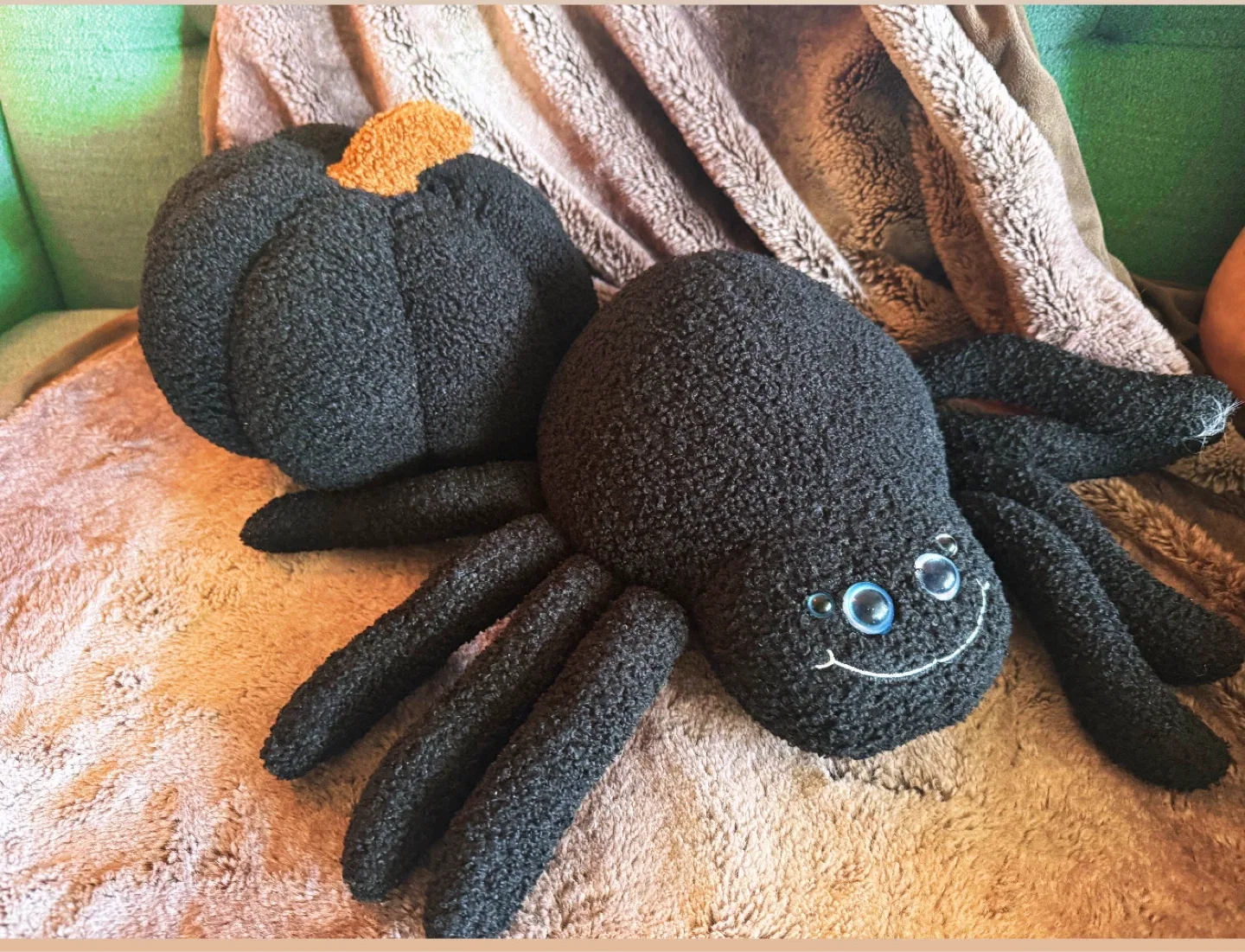Halloween Plush Set: Spider & Pumpkin thumbnail
