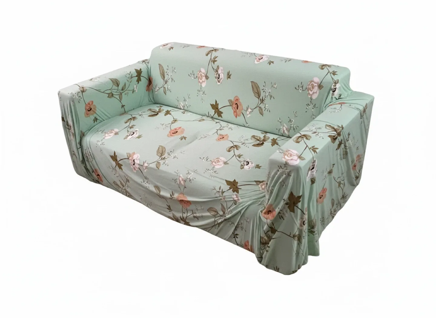 IKEA Loveseat with Floral Cover thumbnail