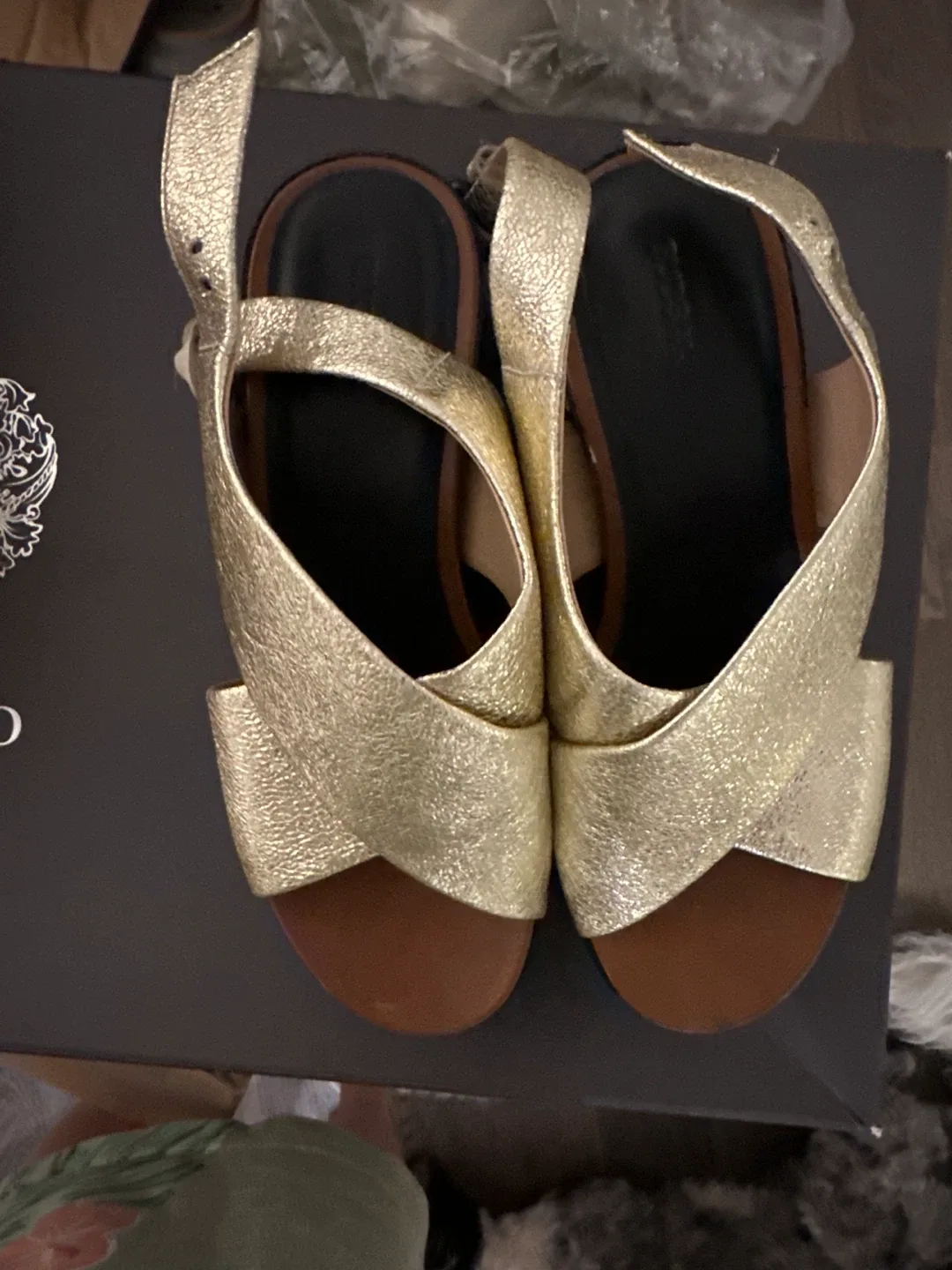 Rudsak  Gold Sandals thumbnail