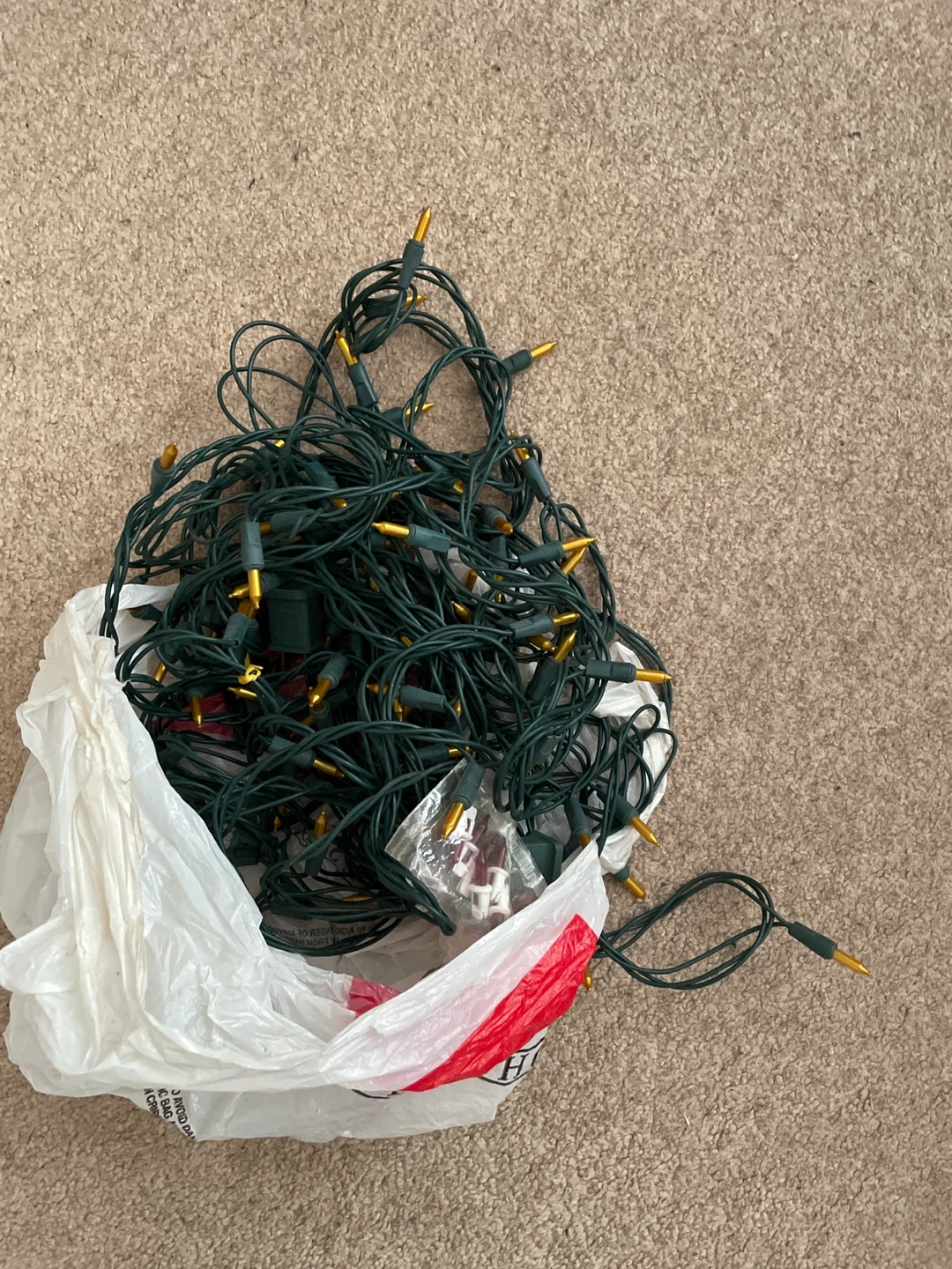 String of Christmas lights