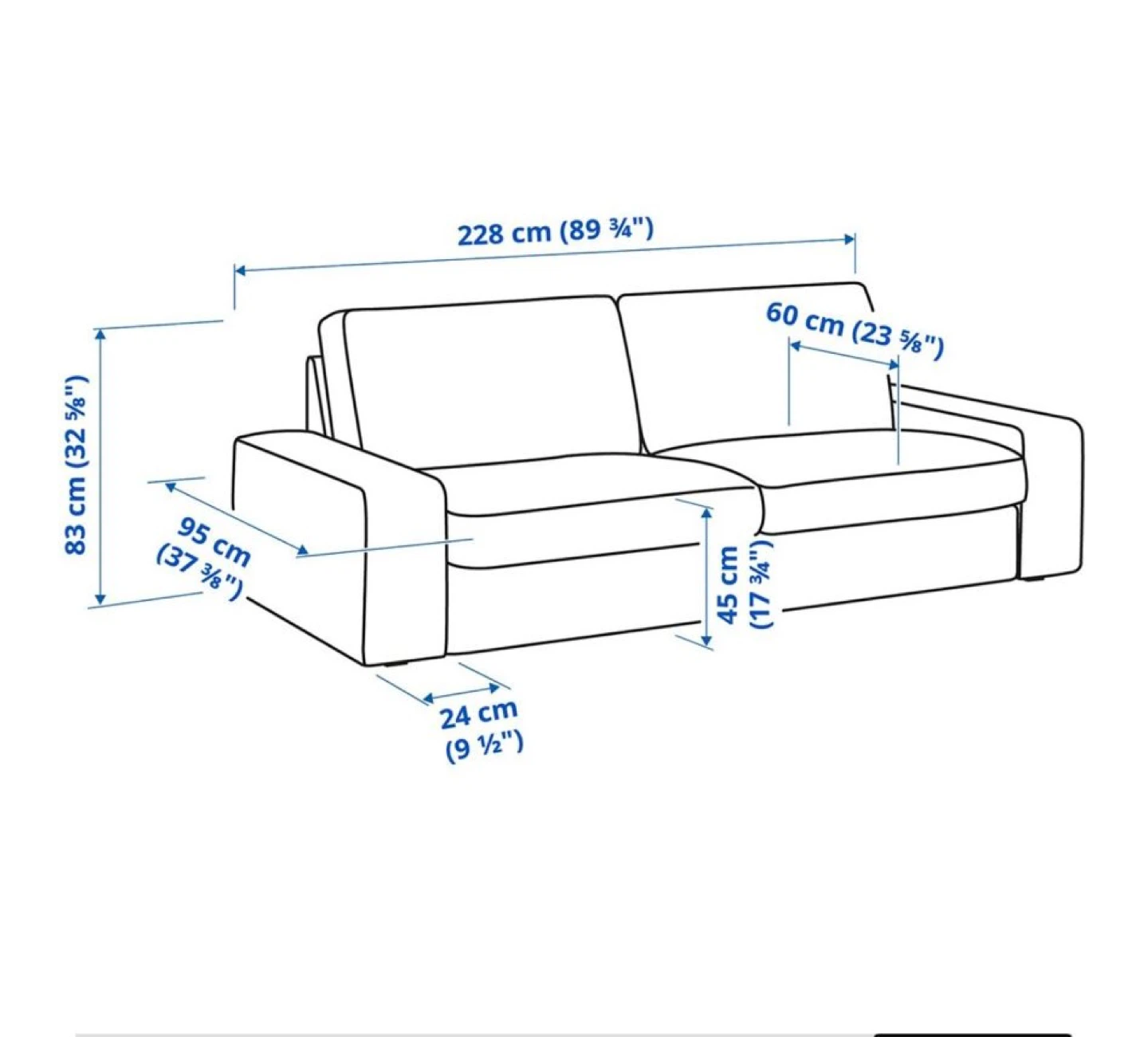 Beige Loveseat Sofa - photo 3