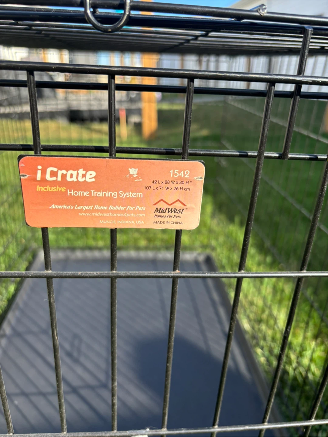 Large dog crate - photo 2