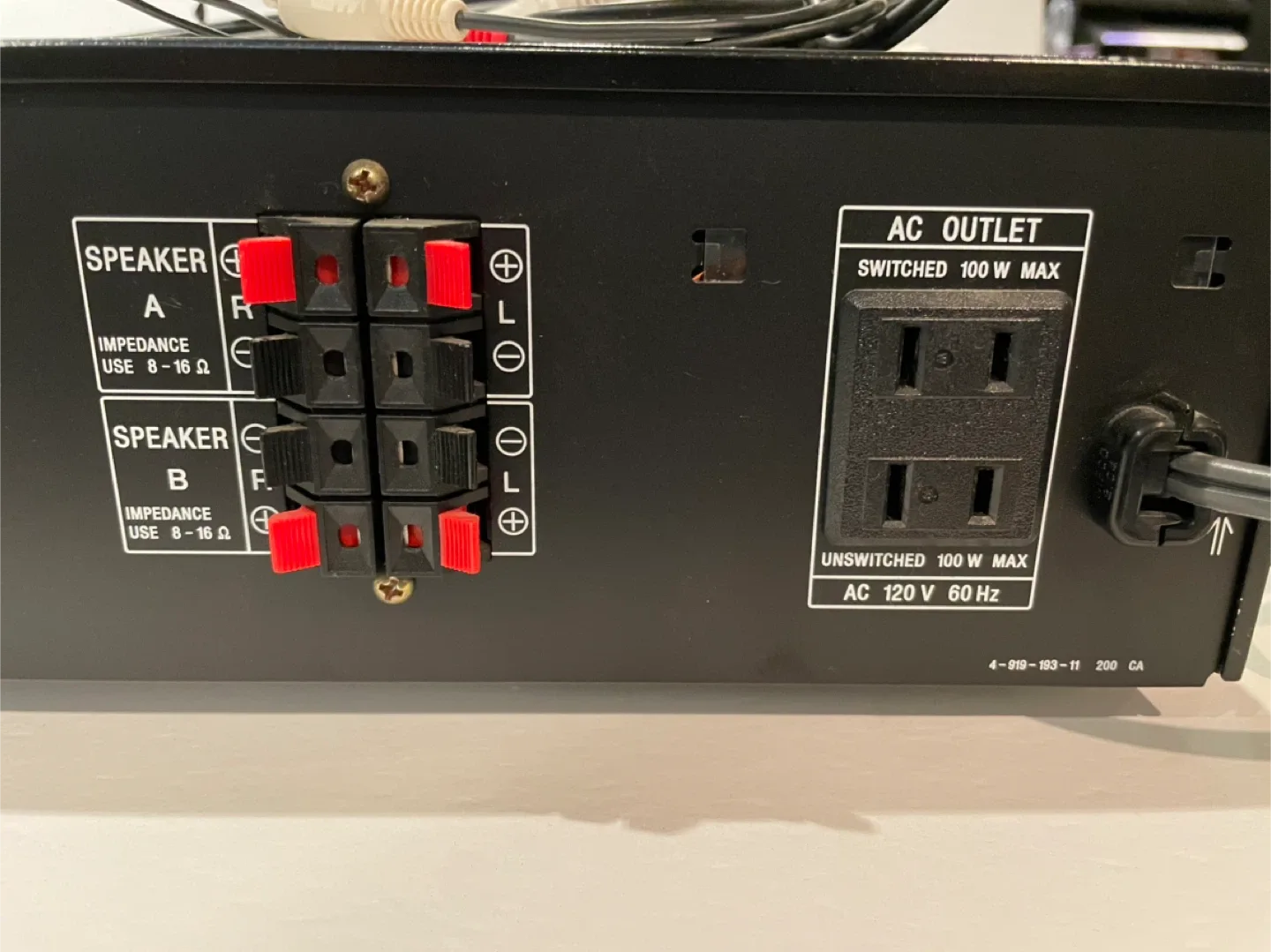 Sony STR-AV200 FM Stereo/FM-AM Receiver image indicator(4)