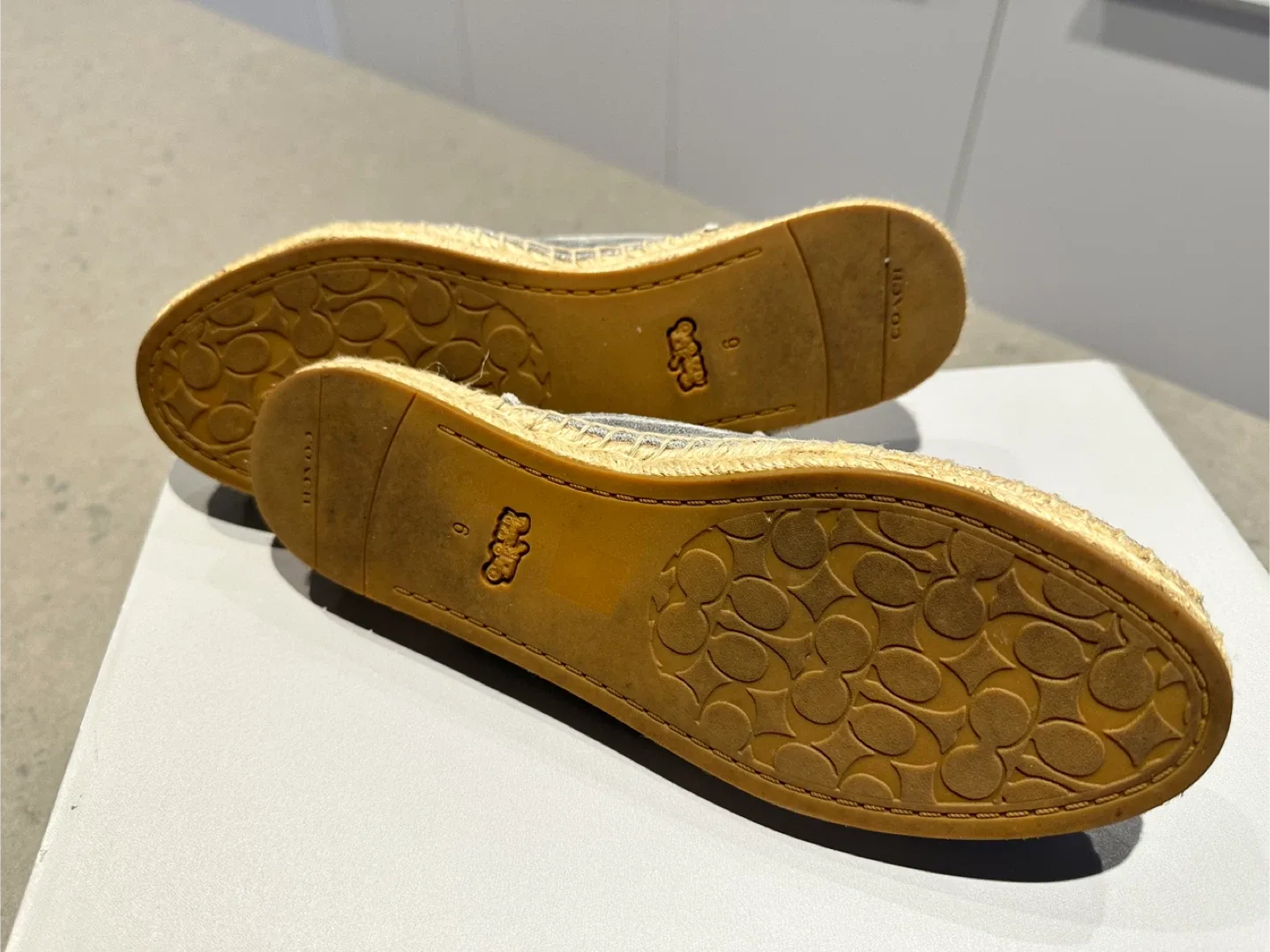 COACH Espadrille Mules Size 6 image indicator(3)