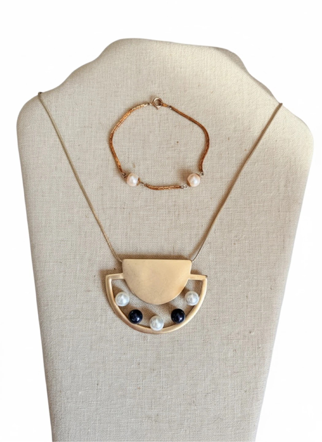 Necklace with bracelet