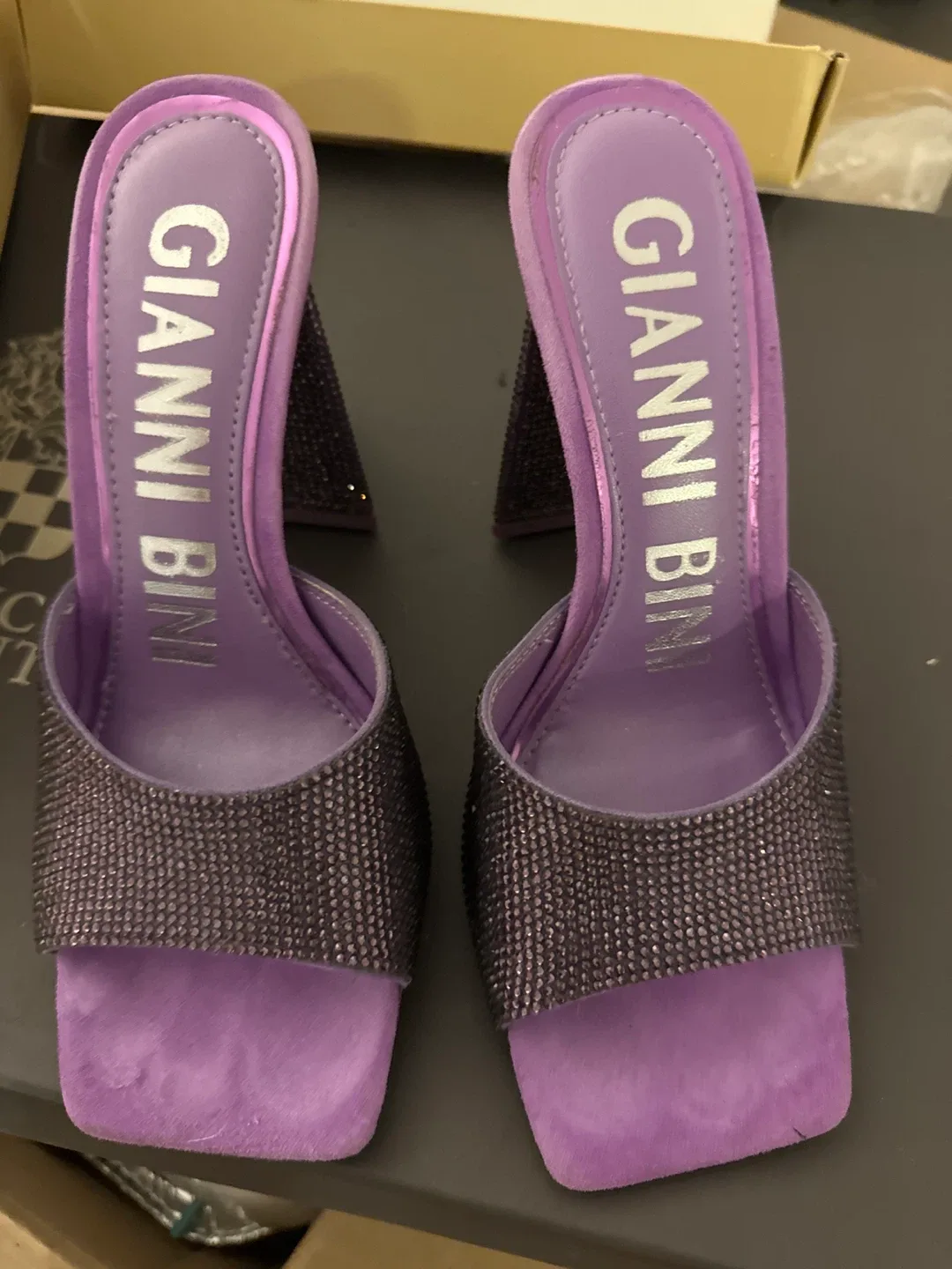 Gianni Bini Heels - Size 6- Lilac thumbnail