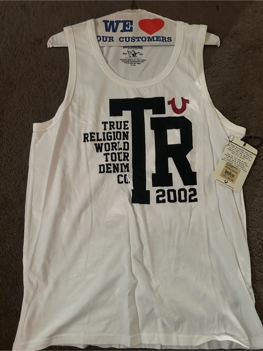 True Religion World Tour Tank Top - XL