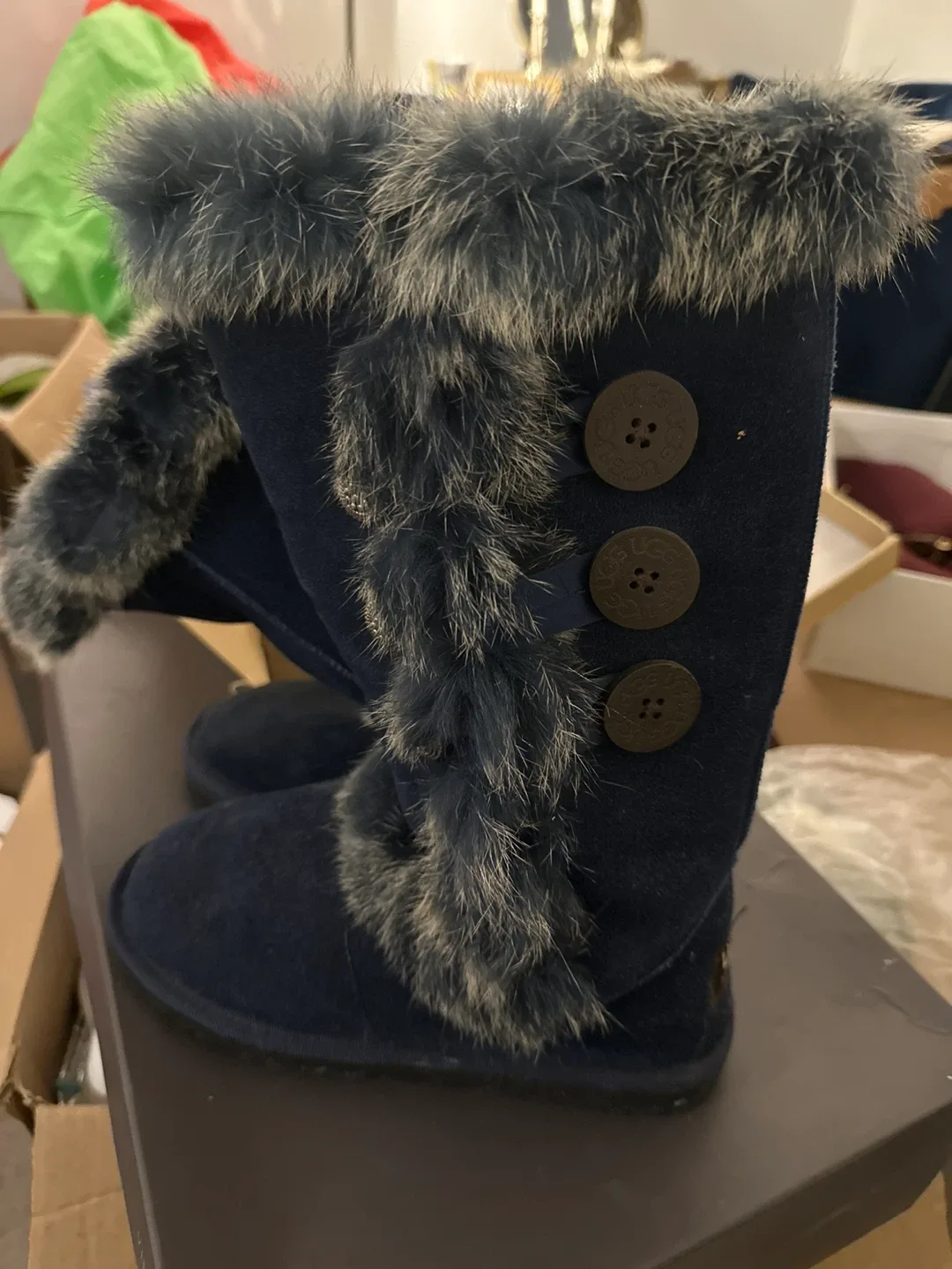 UGG Australia Boots - Blue, Size 6 thumbnail