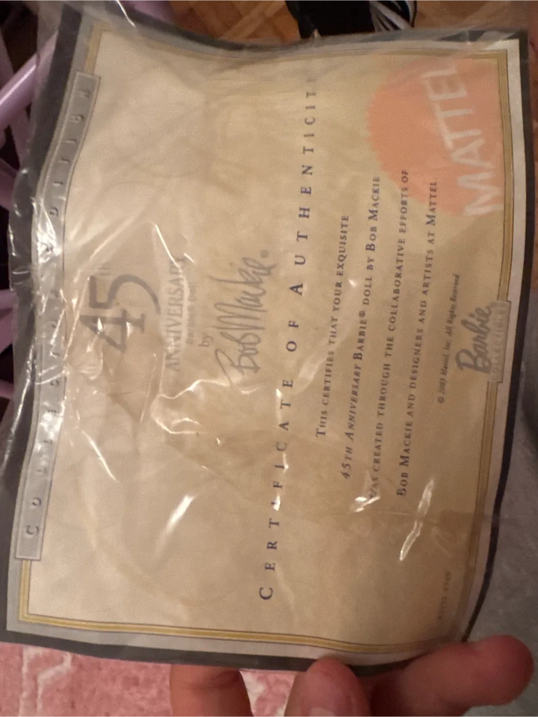 Mattel 45th Anniversary Bob Mackie Barbie Doll image indicator(2)