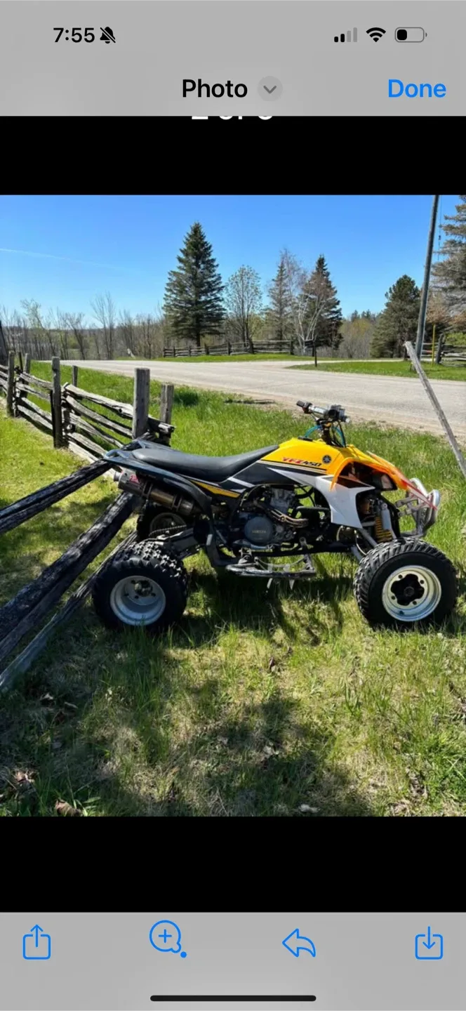 Yamaha YFZ450 ATV image indicator(2)