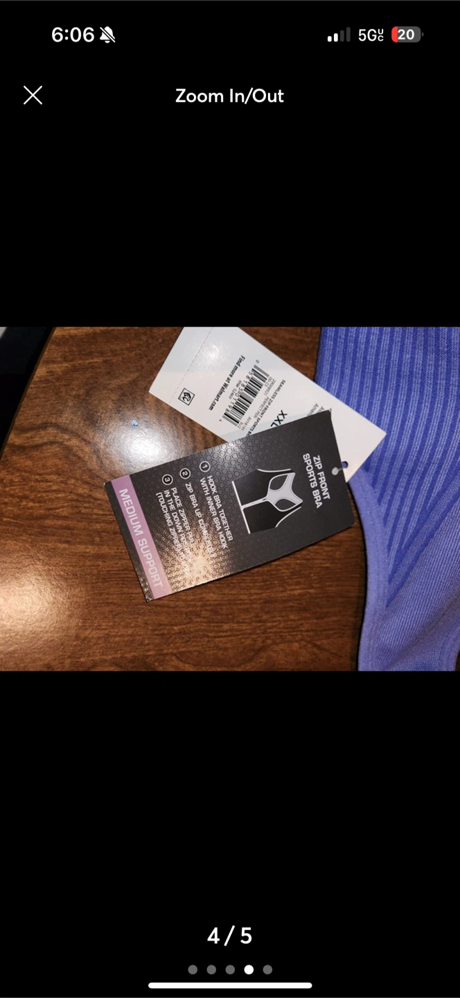 Avia XXL Zip Front Sports Bra - New with Tags! - photo 4