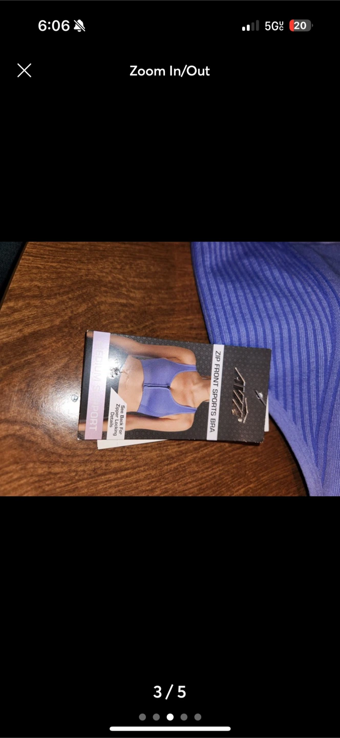 Avia XXL Zip Front Sports Bra - New with Tags! - photo 3