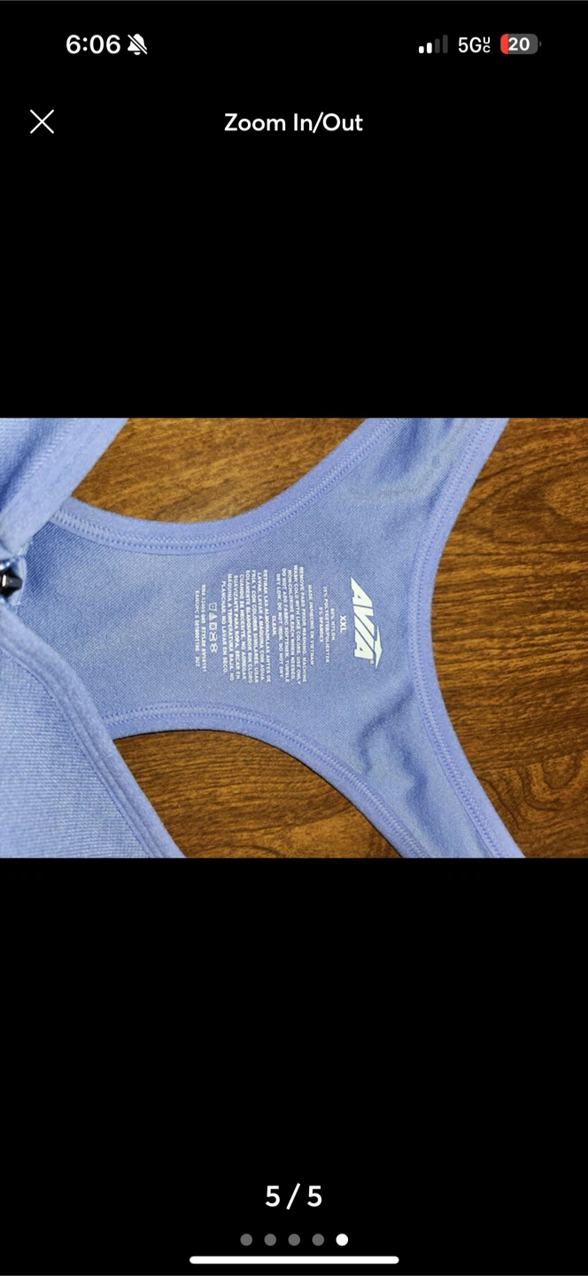 Avia XXL Zip Front Sports Bra - New with Tags! - photo 5