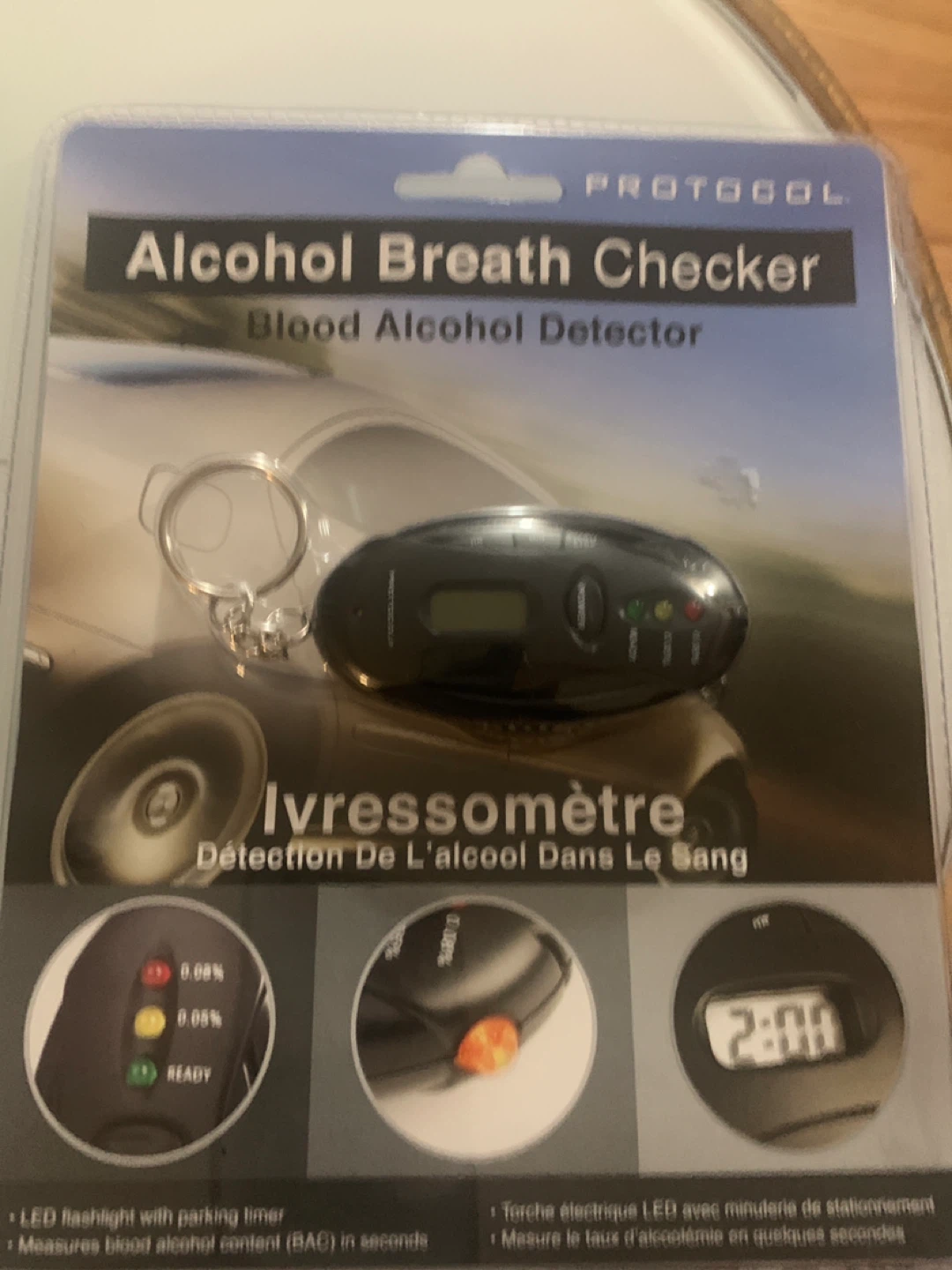 Protocol Alcohol Breath Checker - New in Box!