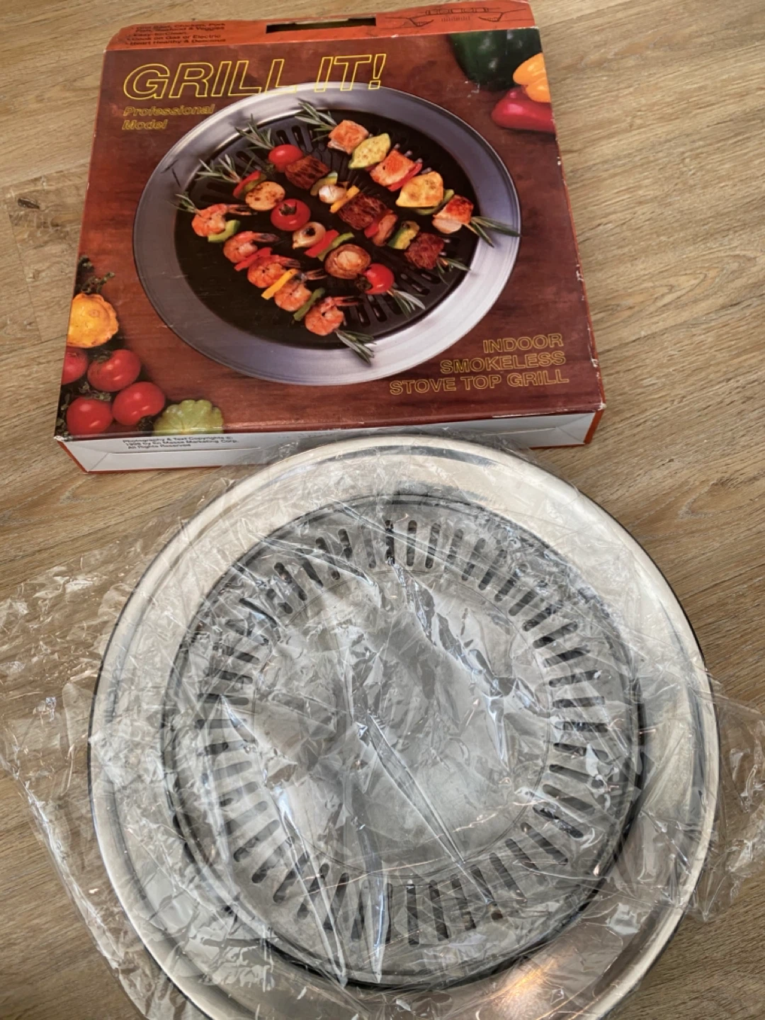 Grill It! Indoor Smokeless Stove Top Grill - New!