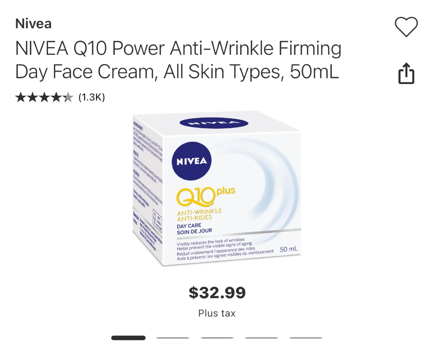 Nivea Q10 full anti aging set - photo 2